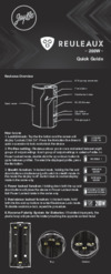 Wismec Reuleaux RX200, 200 W, без аккумуляторов Инструкция по эксплуатации