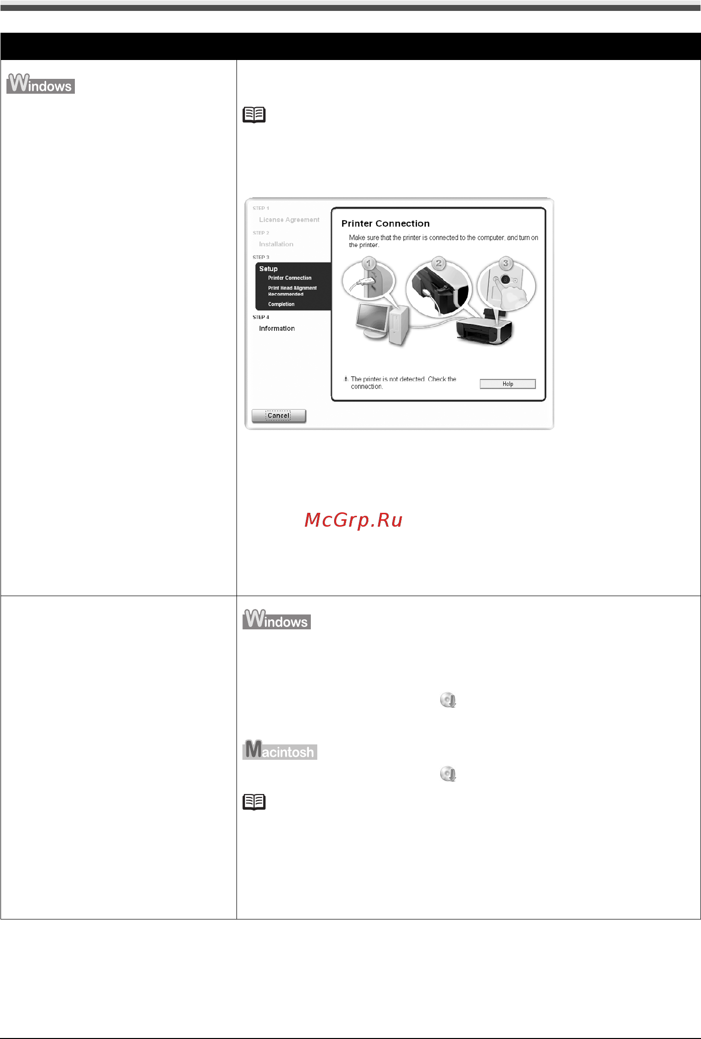 Canon PIXMA MP 190 [51/76] Cannot install the mp drivers