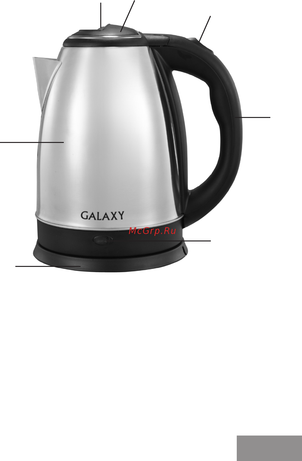 Galaxy GL0312 [3/10] Функциональные элементы электроприбора