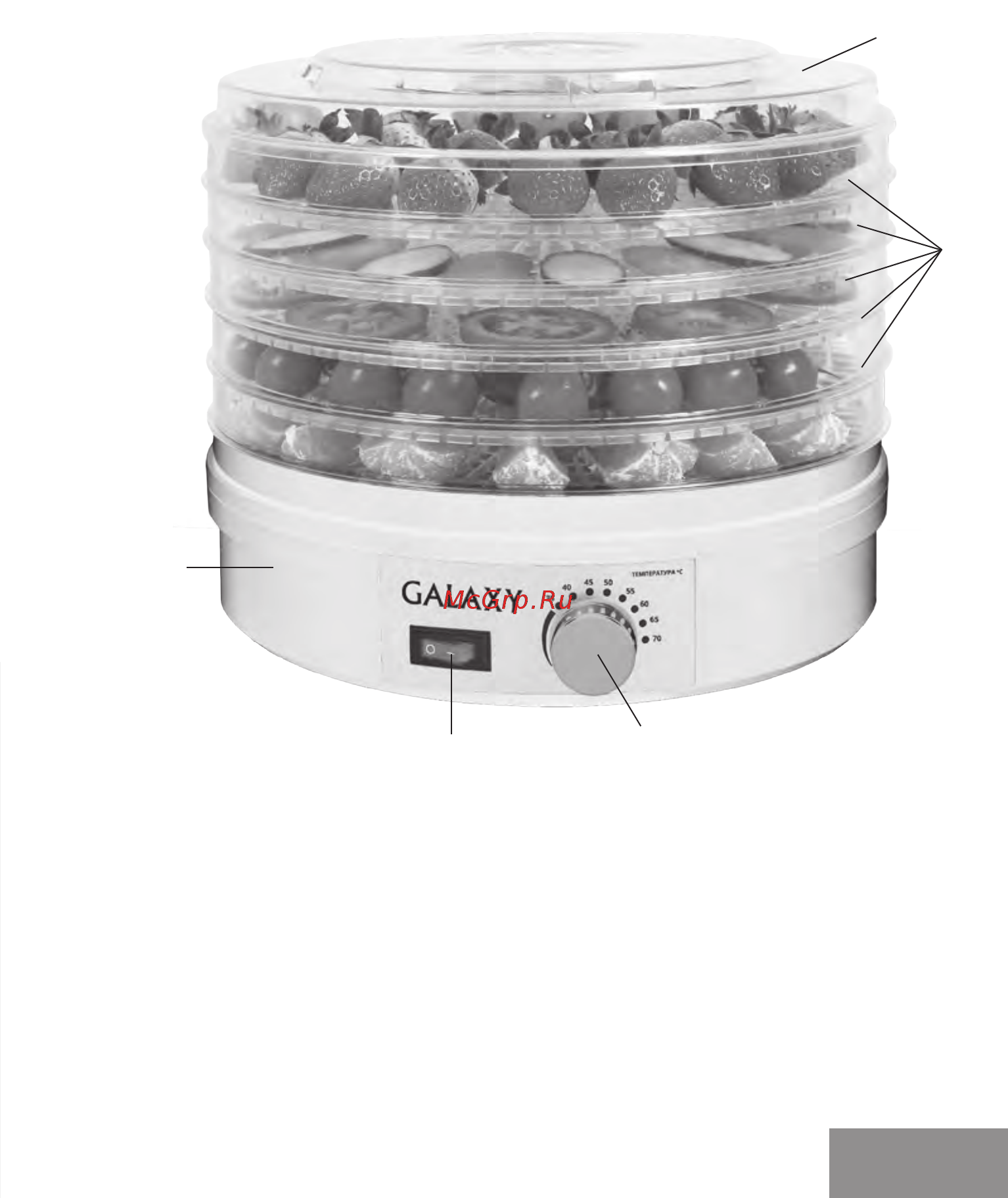 Galaxy GL2631 [3/14] Функциональные элементы электроприбора