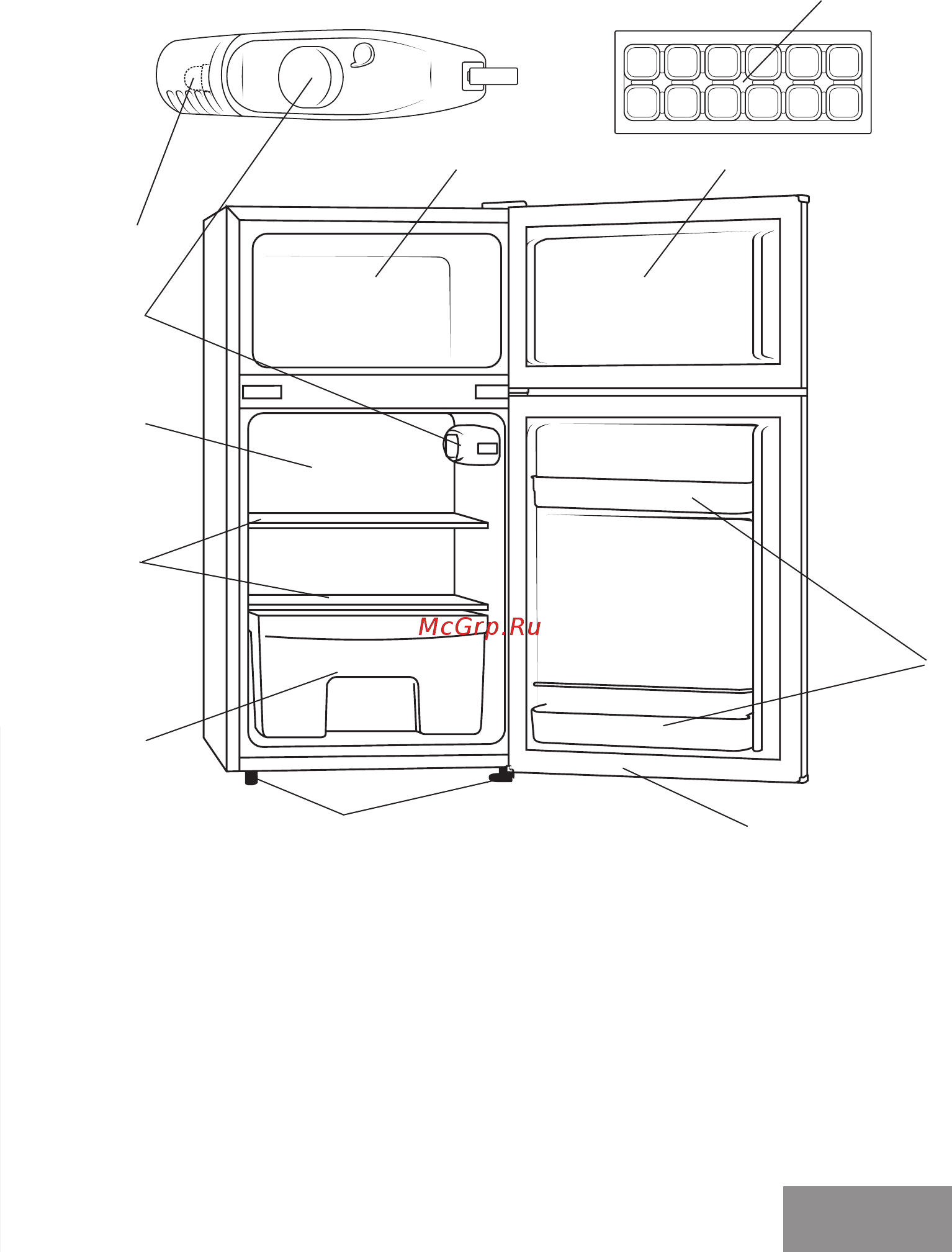 Galaxy GL3121 [3/14] Функциональные элементы электроприбора