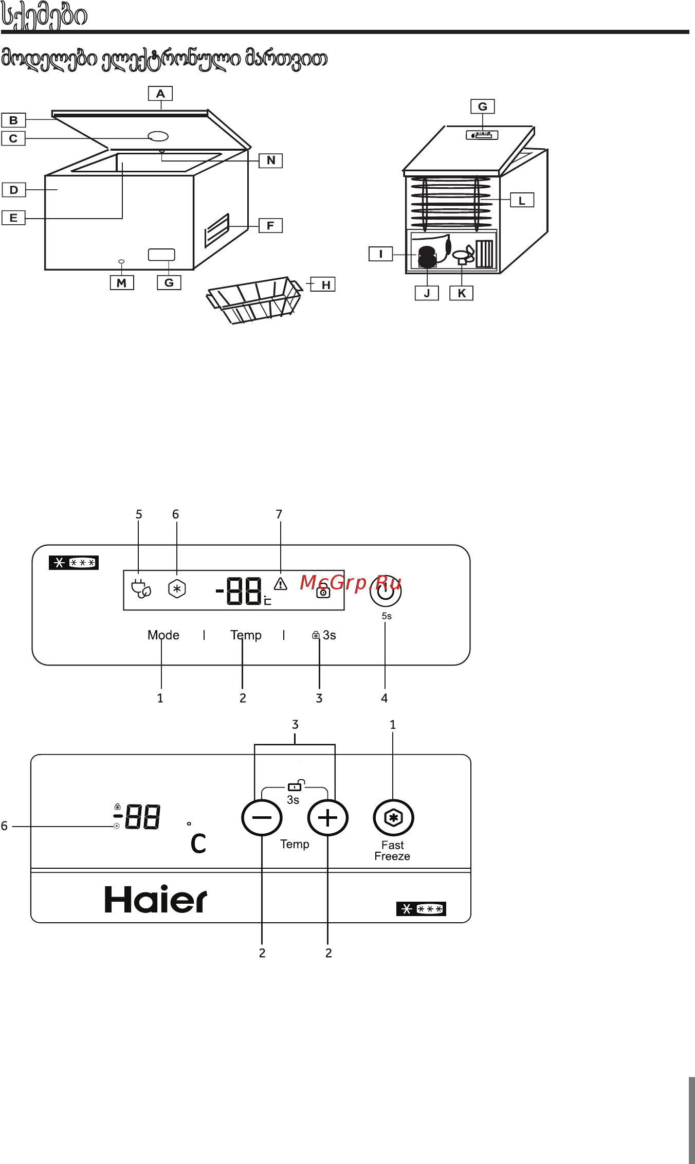 Haier HCE143R [32/74] Სქემები