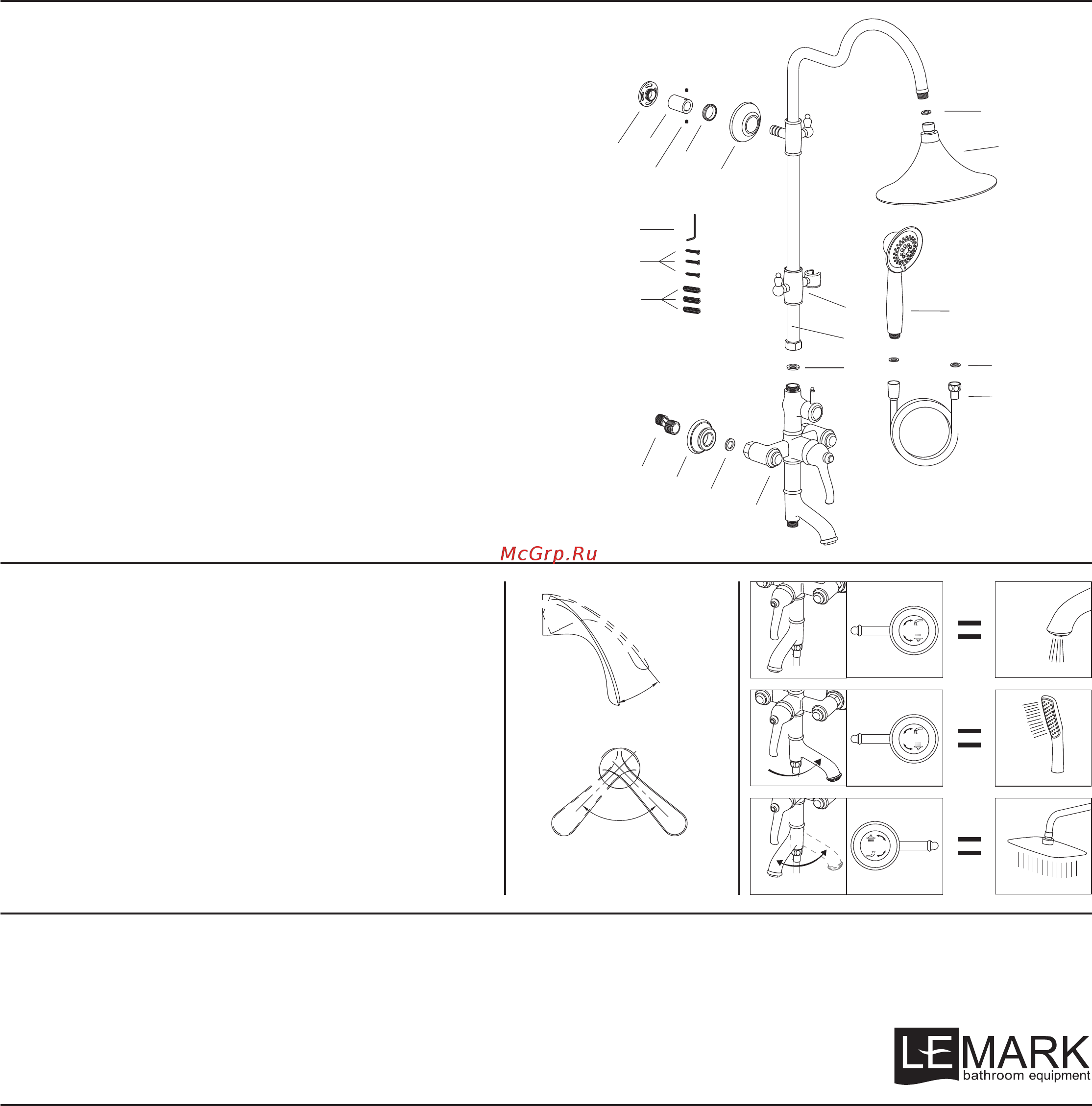 Lemark GREEK LM5562GG Инструкция по монтажу и эксплуатации онлайн [2/2] 266222