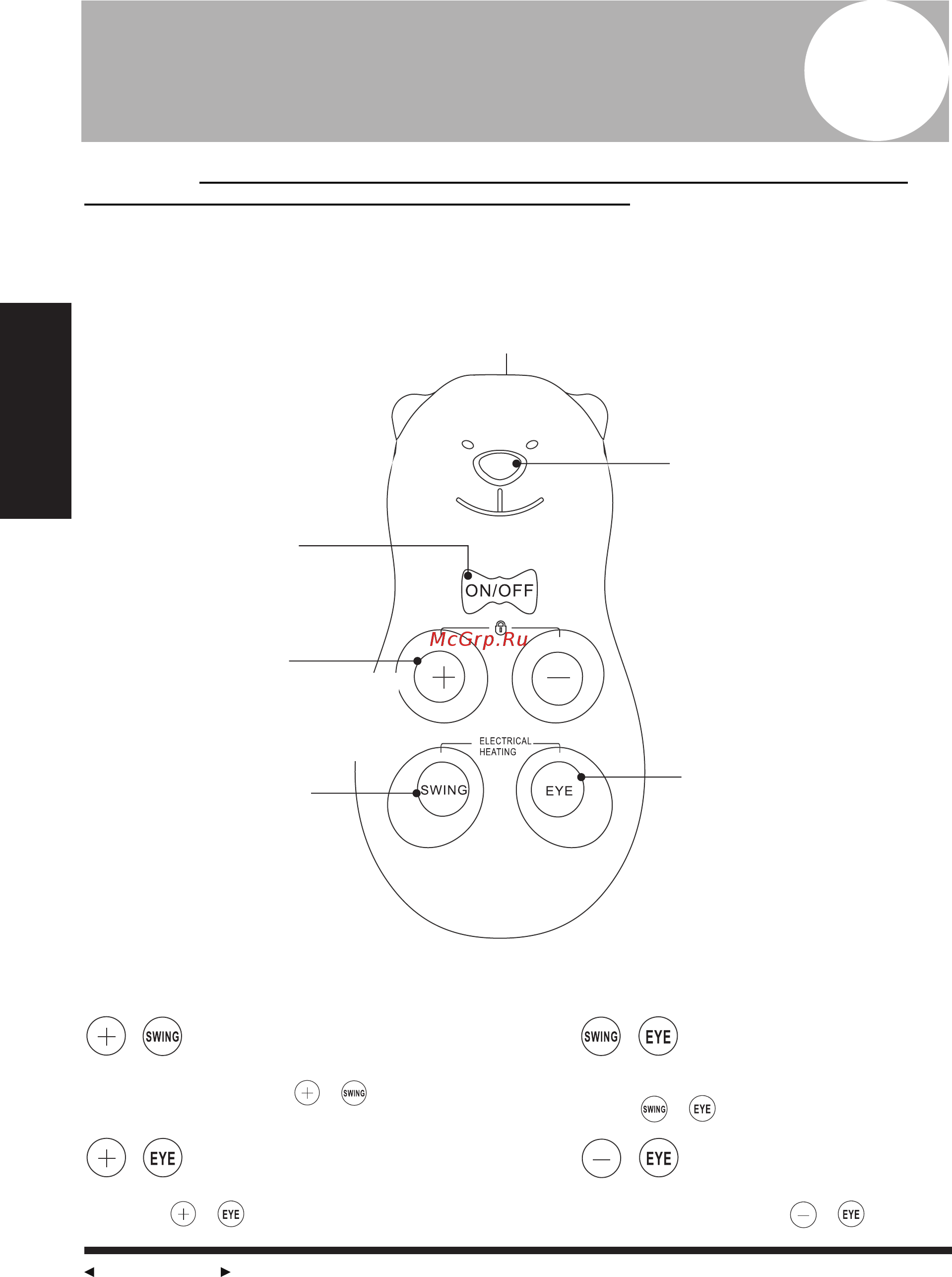 Midea MSEAAU-09HRFN1(SP) / MOA01-09HFN1 [8/28] Пульт дистанционного управления