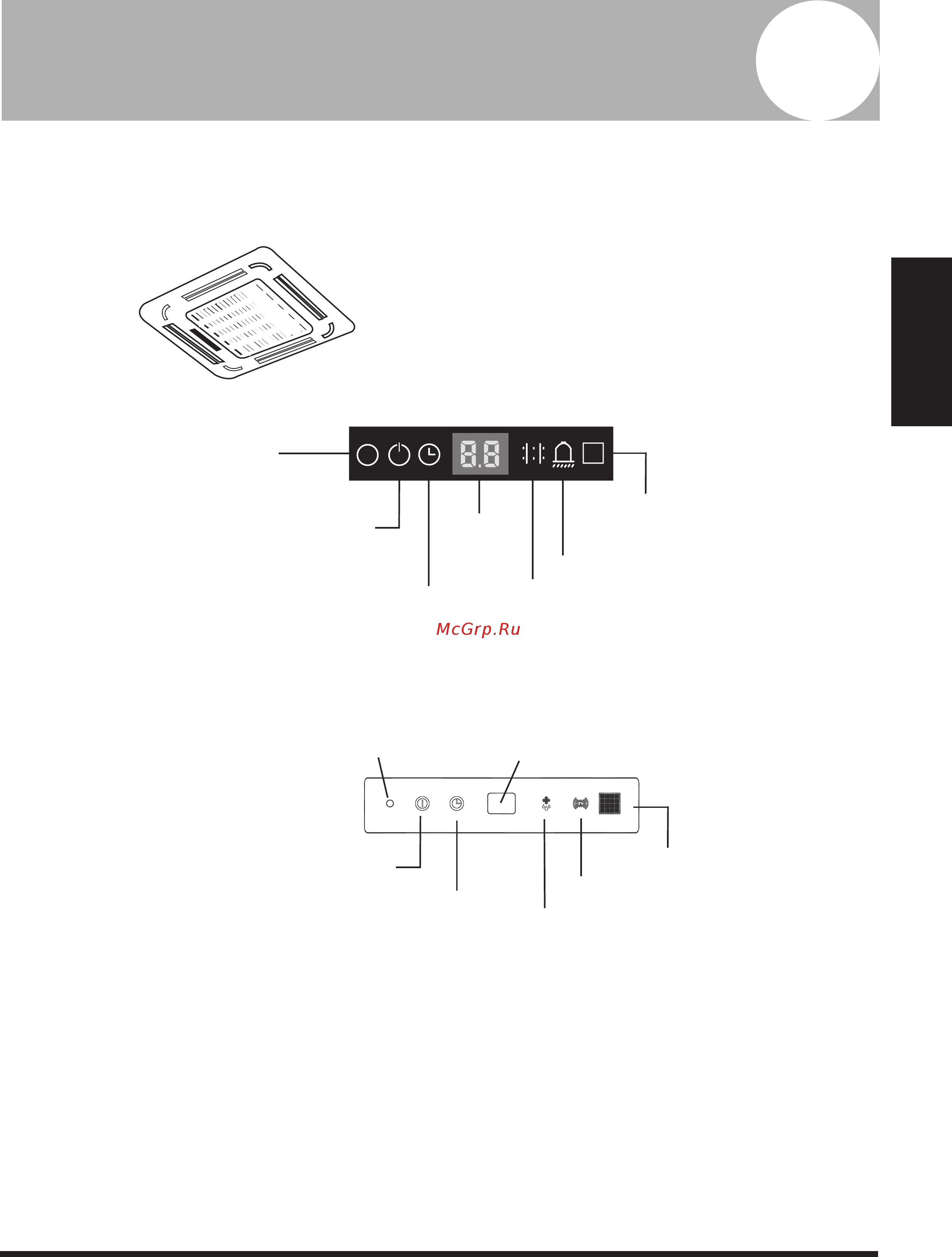 Midea MCD-48HRN1-R / MOU-48HN1-R [7/18] Аварийный индикатор