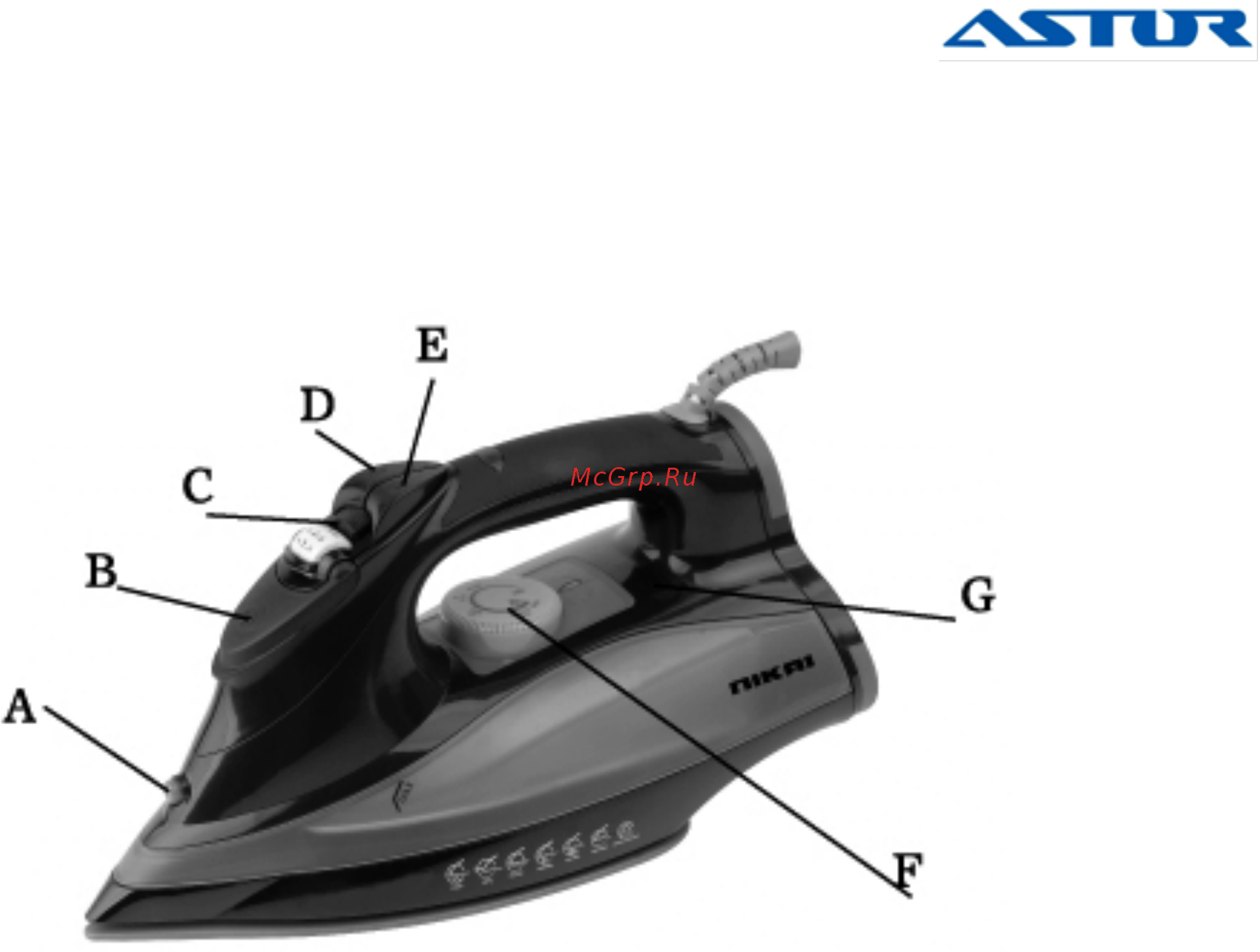 Astor SG-1008 [3/14] Заполнение водой для глажения с отпариванием и увлажнением