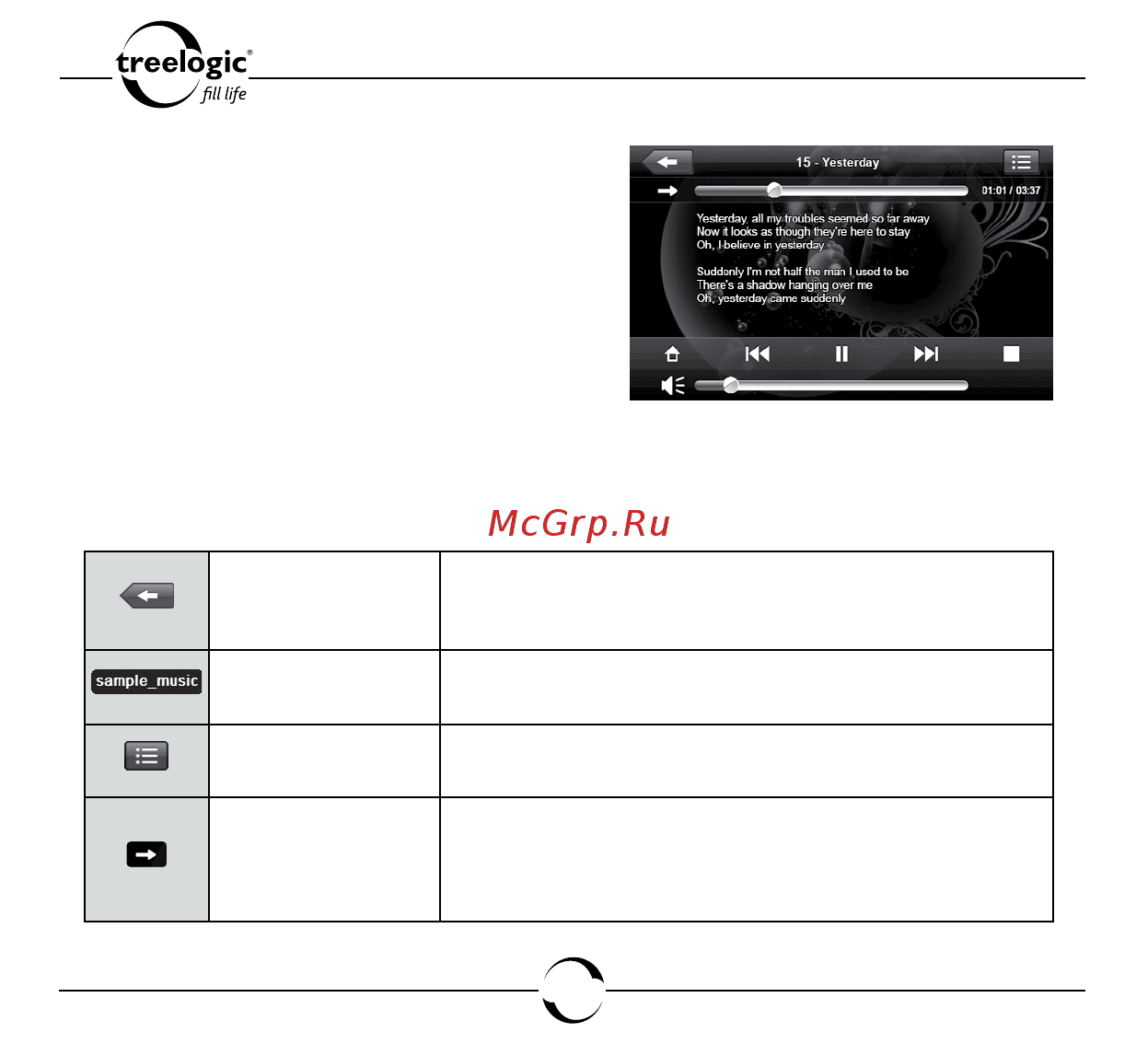 Treelogic TL-7007BGF AV ATV 4GB [41/110] Медиа