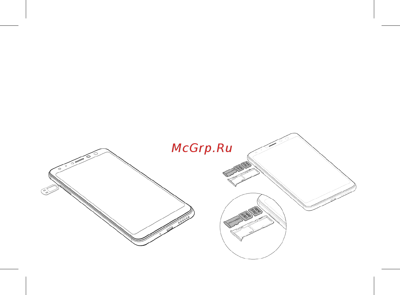 BQ 737525 [17/44] Установка sim карты и sd card