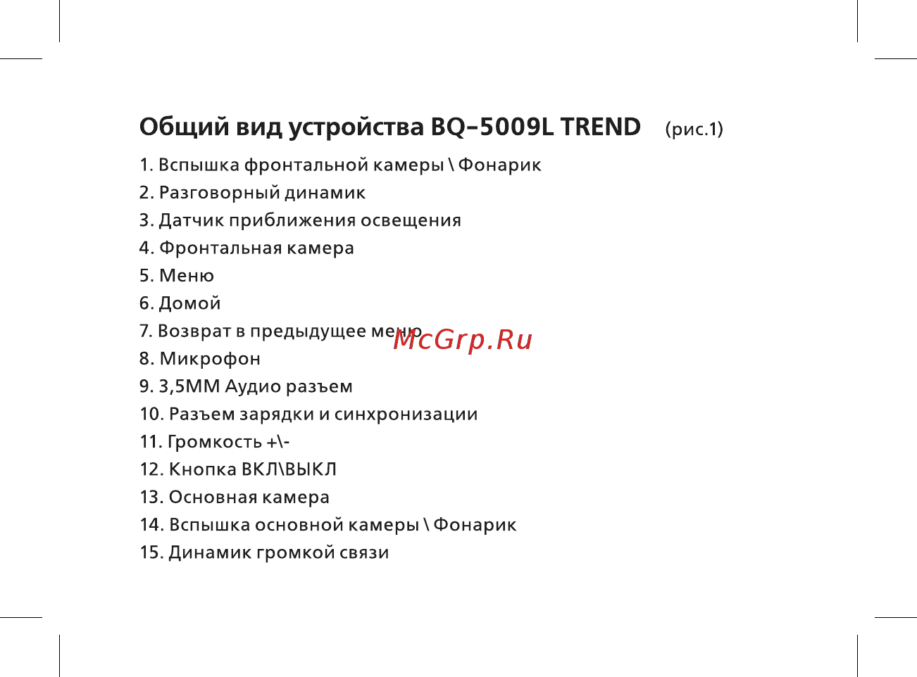 BQ 5009L Trend Dark-blue Руководство пользователя онлайн [14/44] 380670