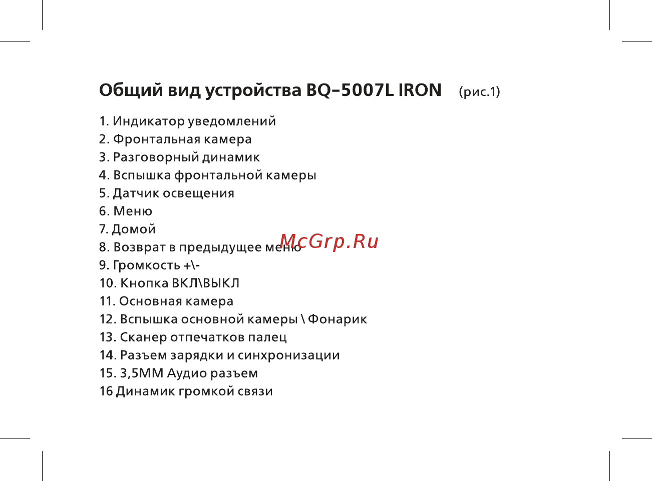 BQ 5007L Iron Black Руководство пользователя онлайн [14/44] 380571