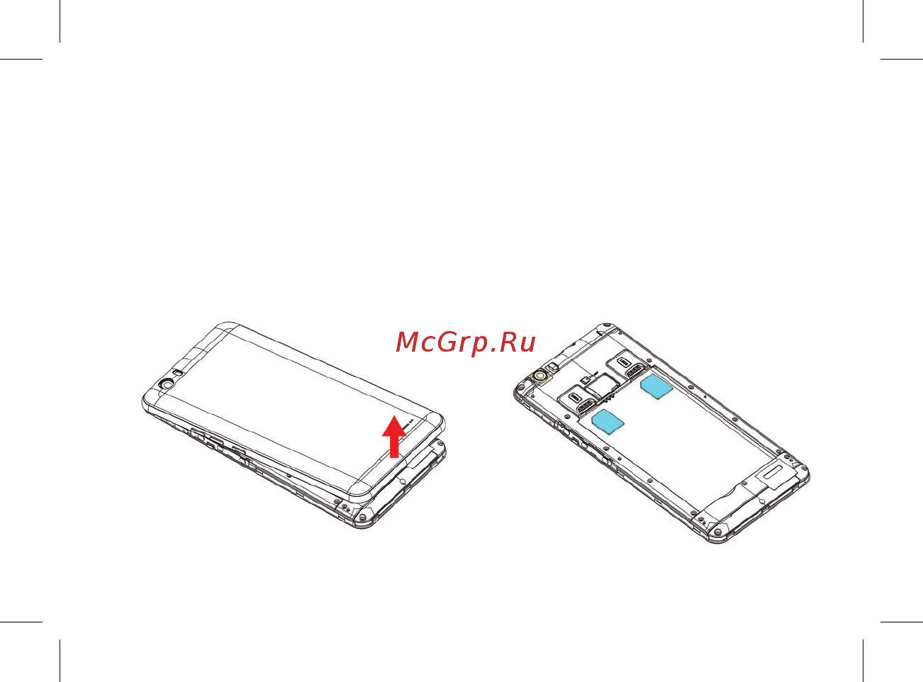 BQ 5525 Practic 8Gb Gold Brushed [17/44] Установка sim карты и аккумулятора