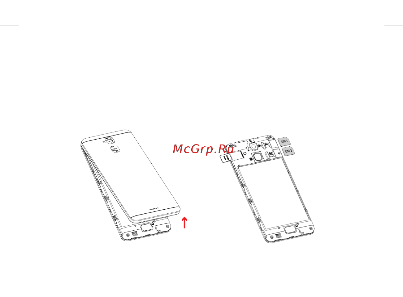 BQ 737524 [17/44] Установка sim карт и sd card