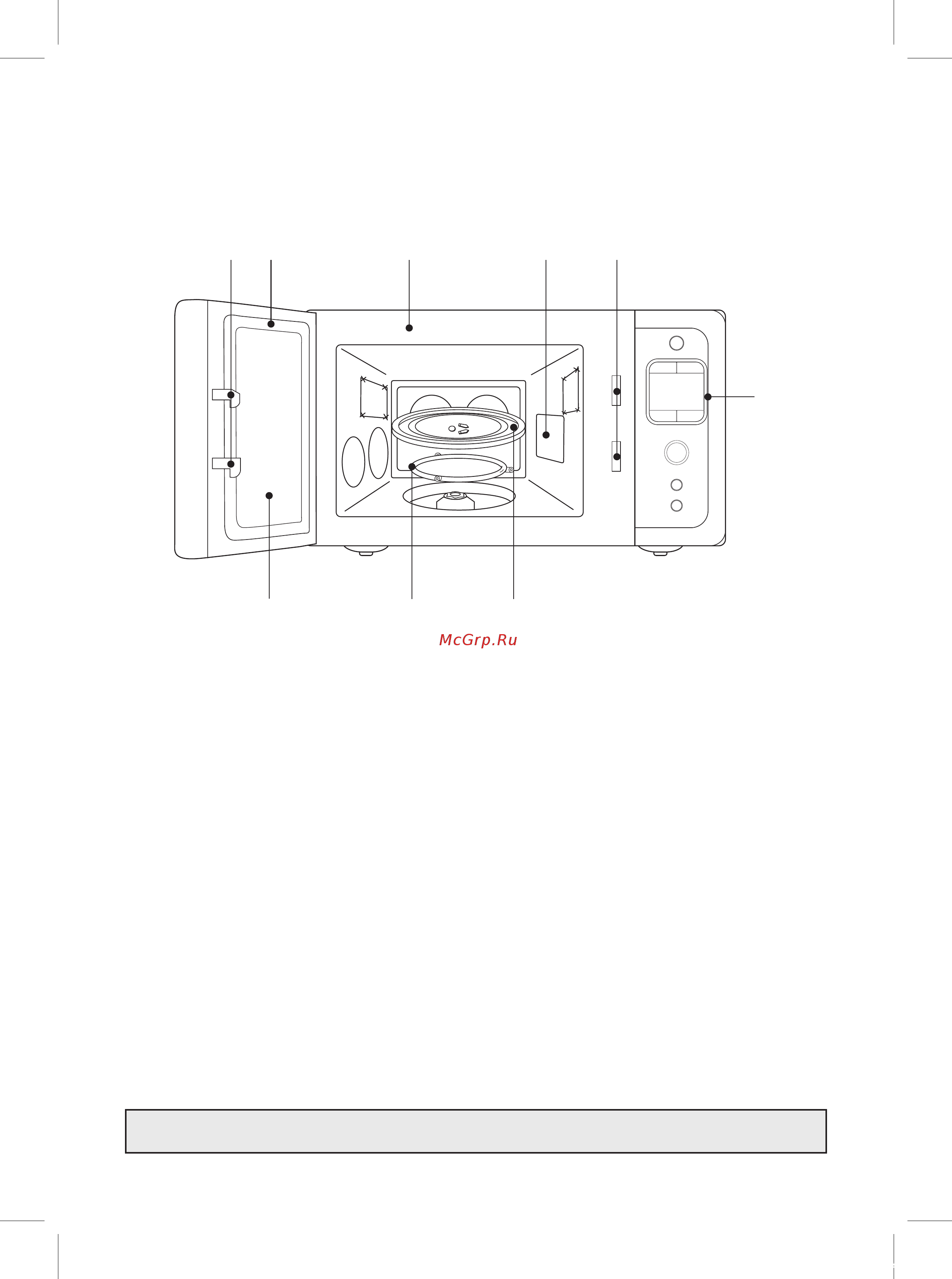 Daewoo Electronics KOR-6LBRRB [8/29] Внешний вид и особенности печи