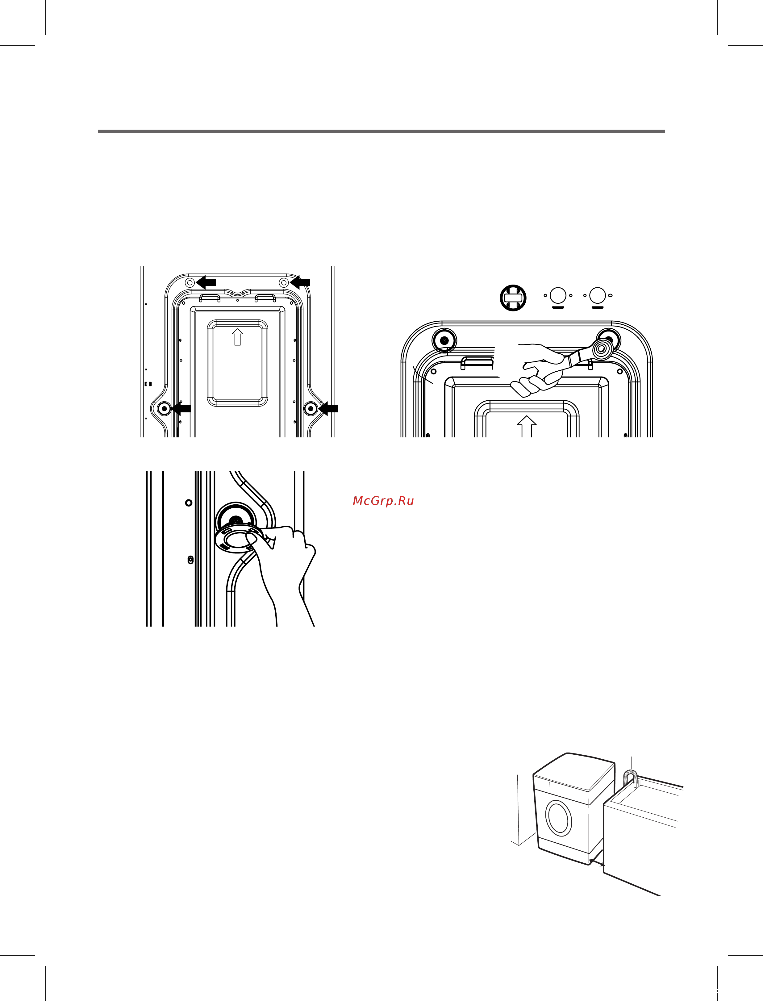Daewoo WMC-HWF12SP [5/33] Инструкция по установке