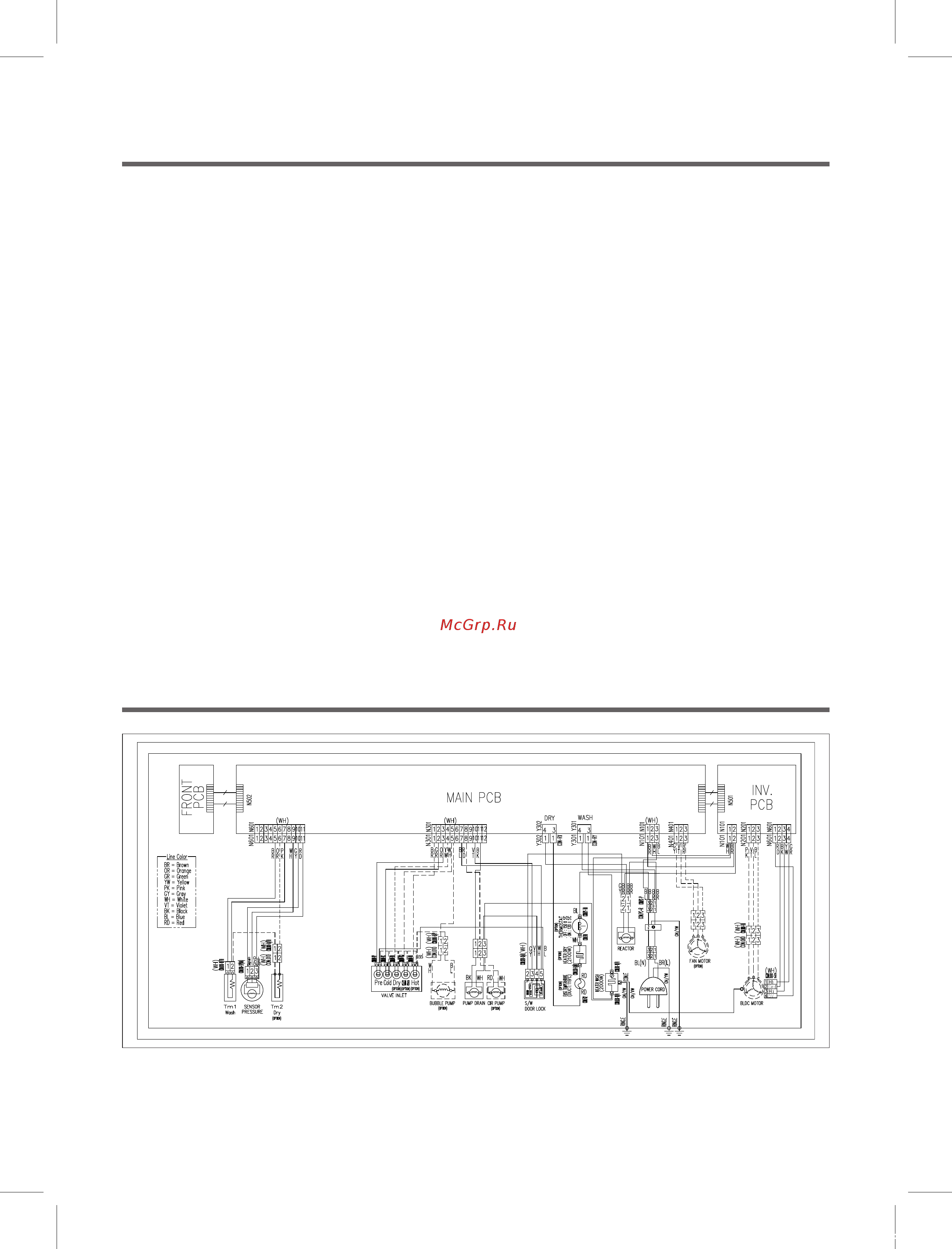 Daewoo Electronics WMD-HWU12W2P [35/35] Электрическая схема