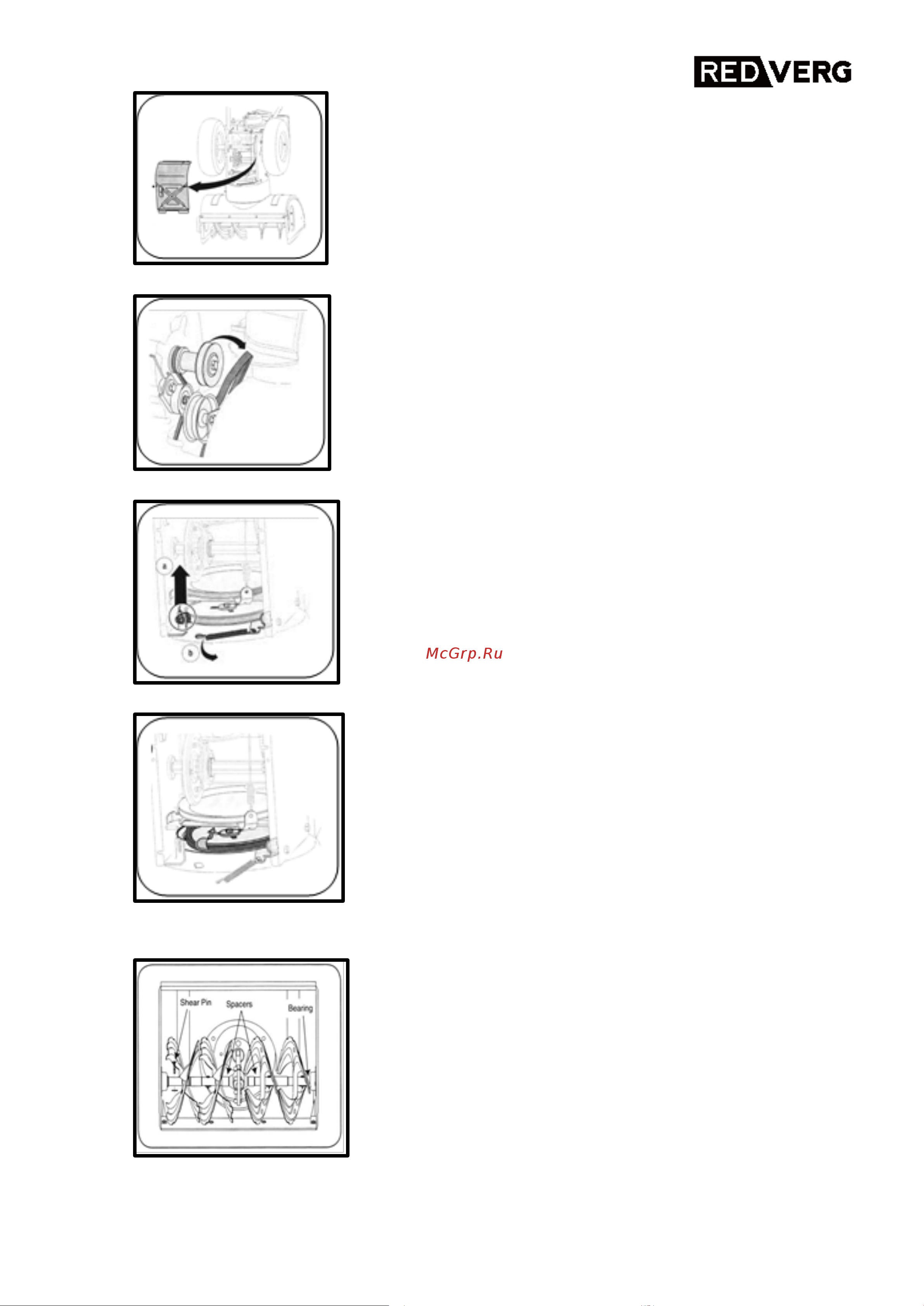RedVerg RD-SB60/950BS-E [21/38] Замена приводного ремня 9 0 замена .