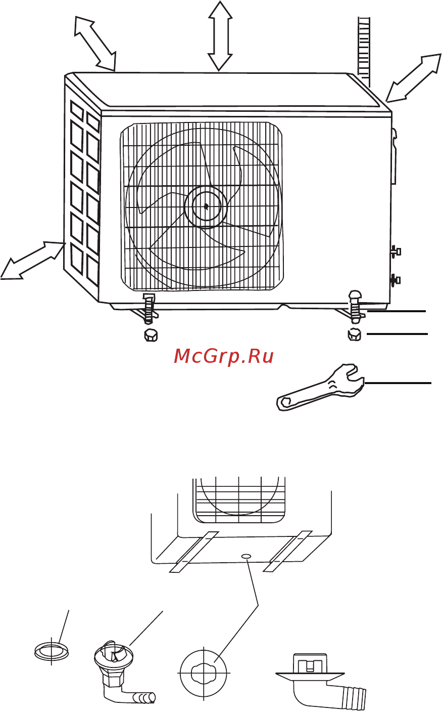 Lessar LS-HE09KLA2A/LU-HE09KLA2A [16/32] Подключение фреонопровода