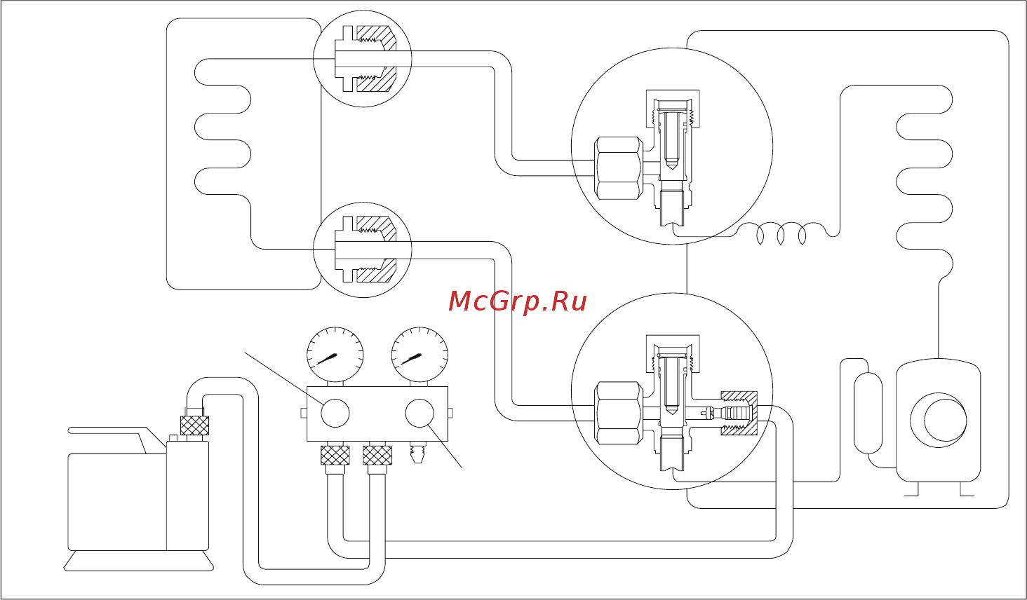 Lessar LS-H18KKA2/LU-H18KKA2 [20/40] Удаление воздуха