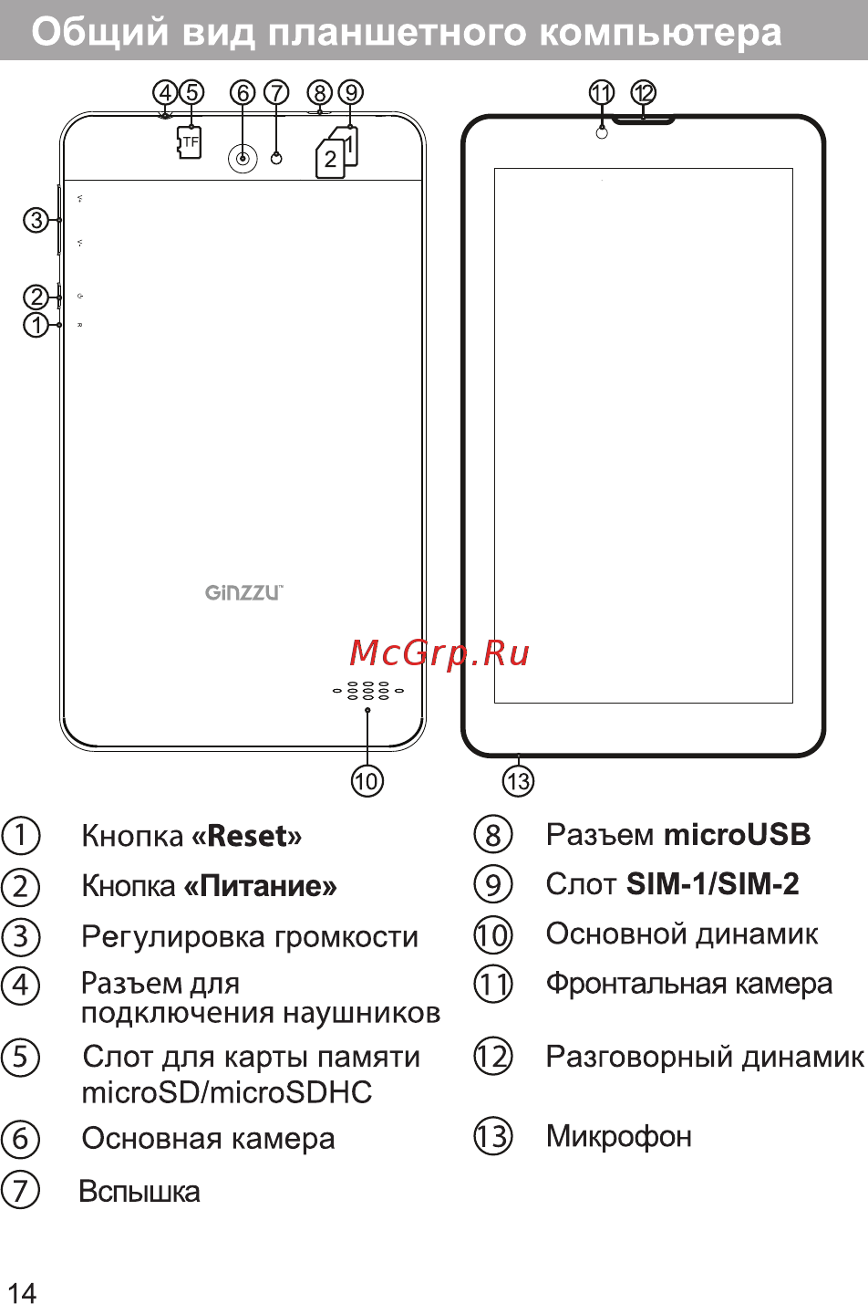 Ginzzu GT-8005 [16/28] Страница 16