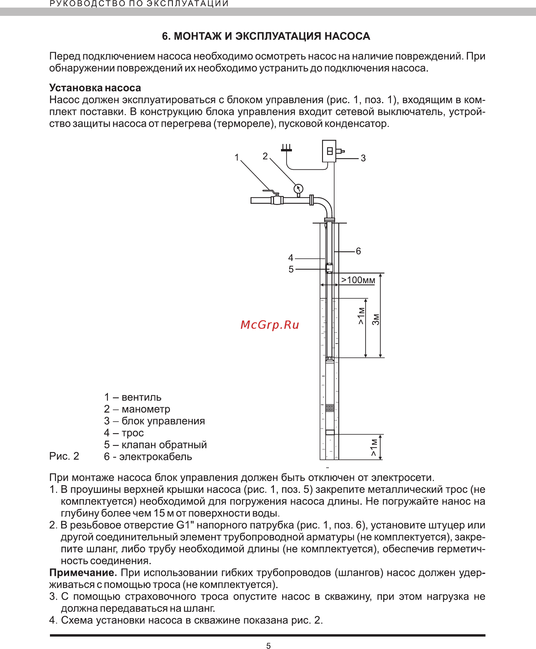 Elitech НГ 750-45 Инструкция по эксплуатации онлайн [5/8] 269234