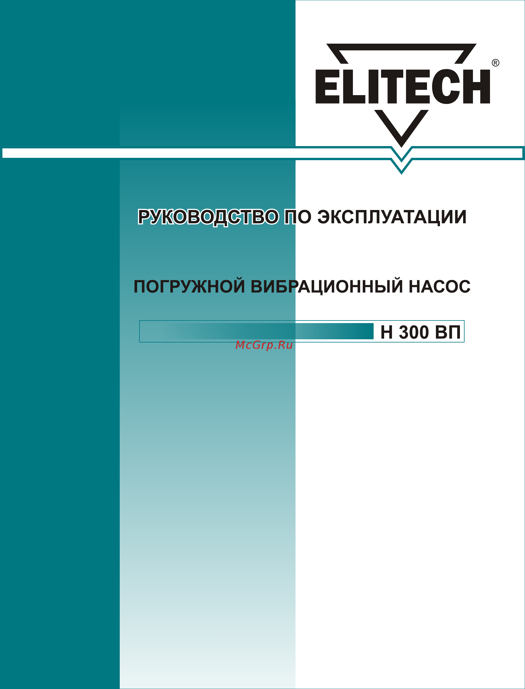 Elitech Н300ВП Инструкция по эксплуатации онлайн