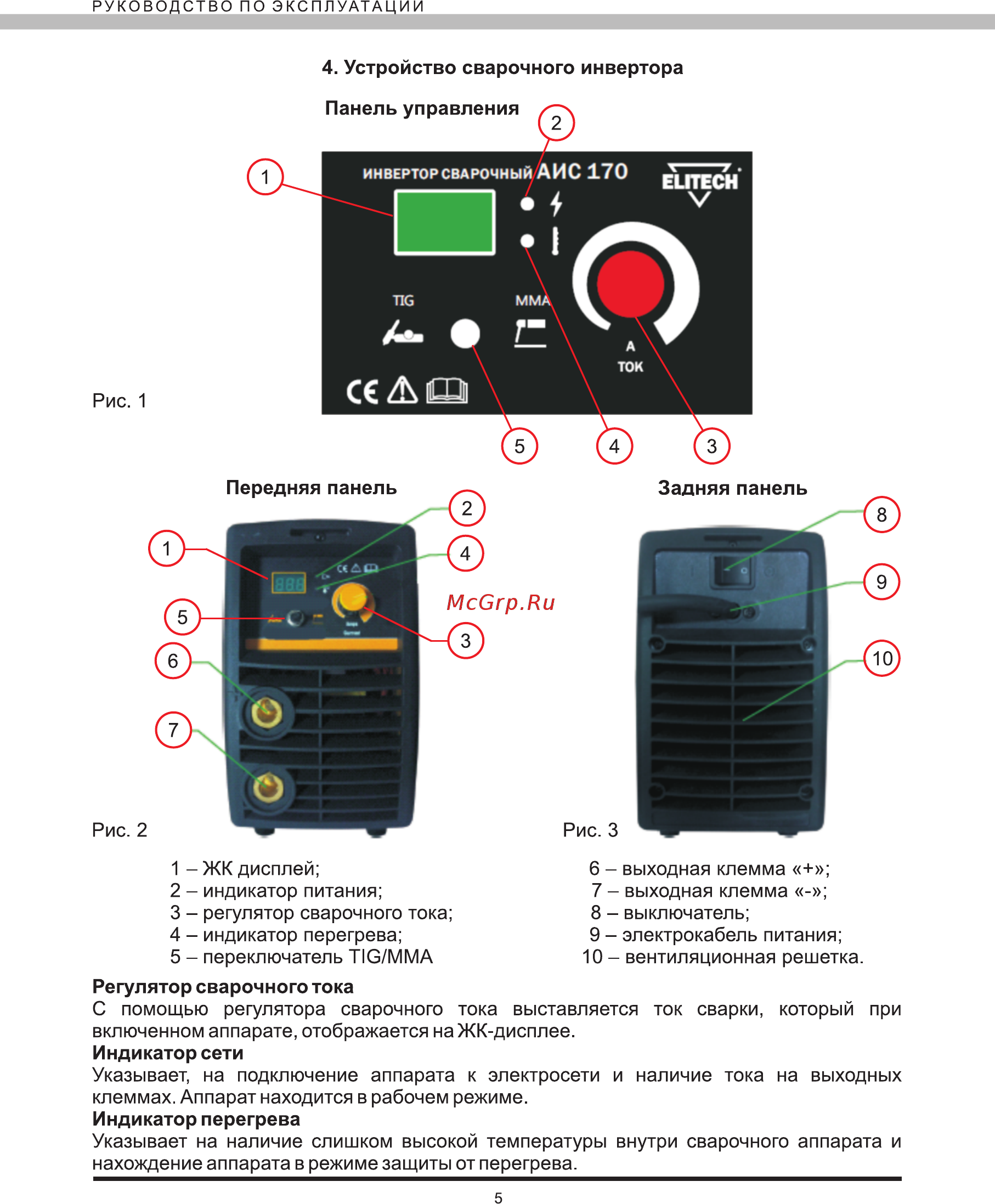 Elitech АИС 210 Инструкция по эксплуатации онлайн [6/12] 269484