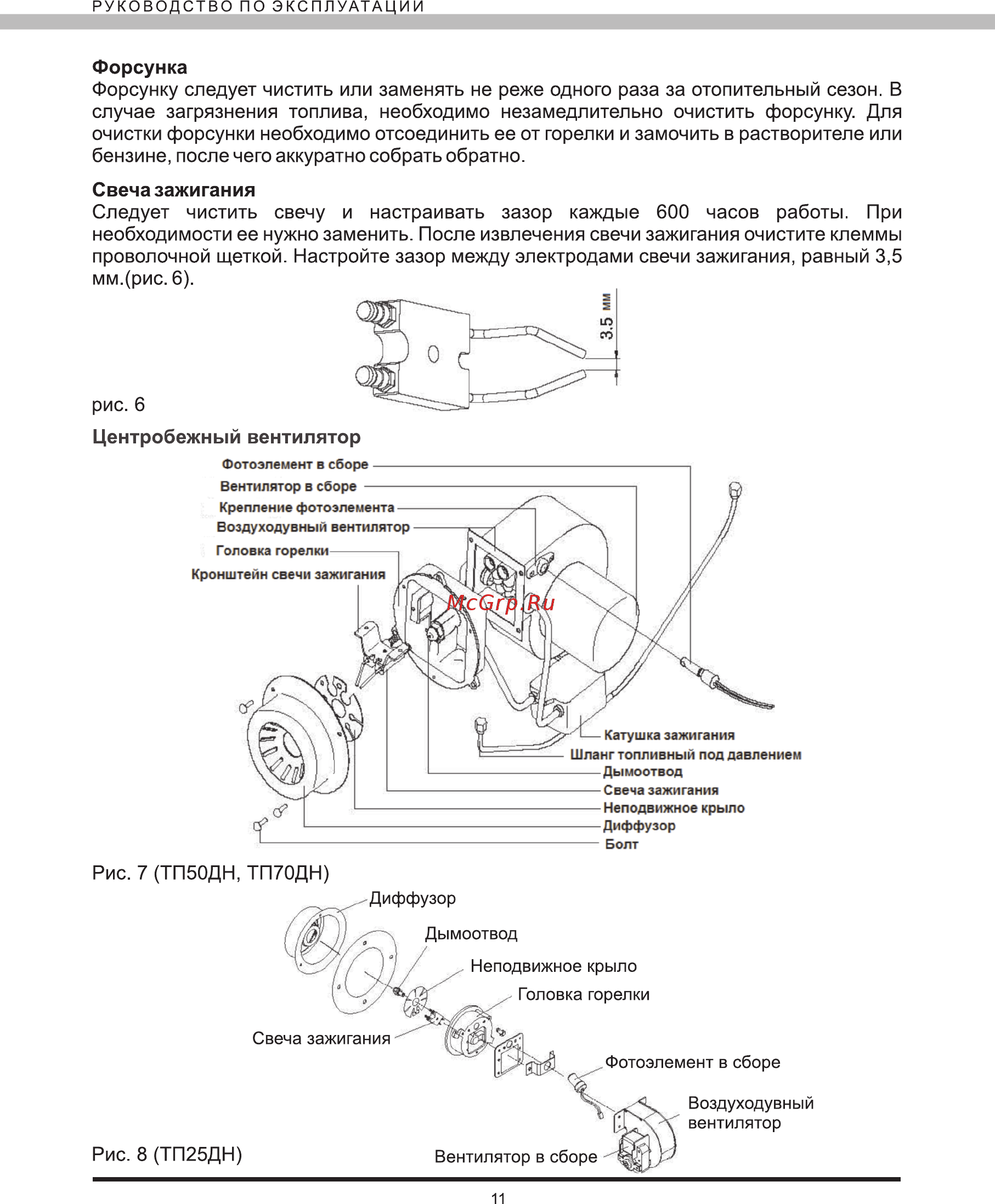 Elitech ТП 25ДН 174574 Инструкция по эксплуатации онлайн [11/16] 308244