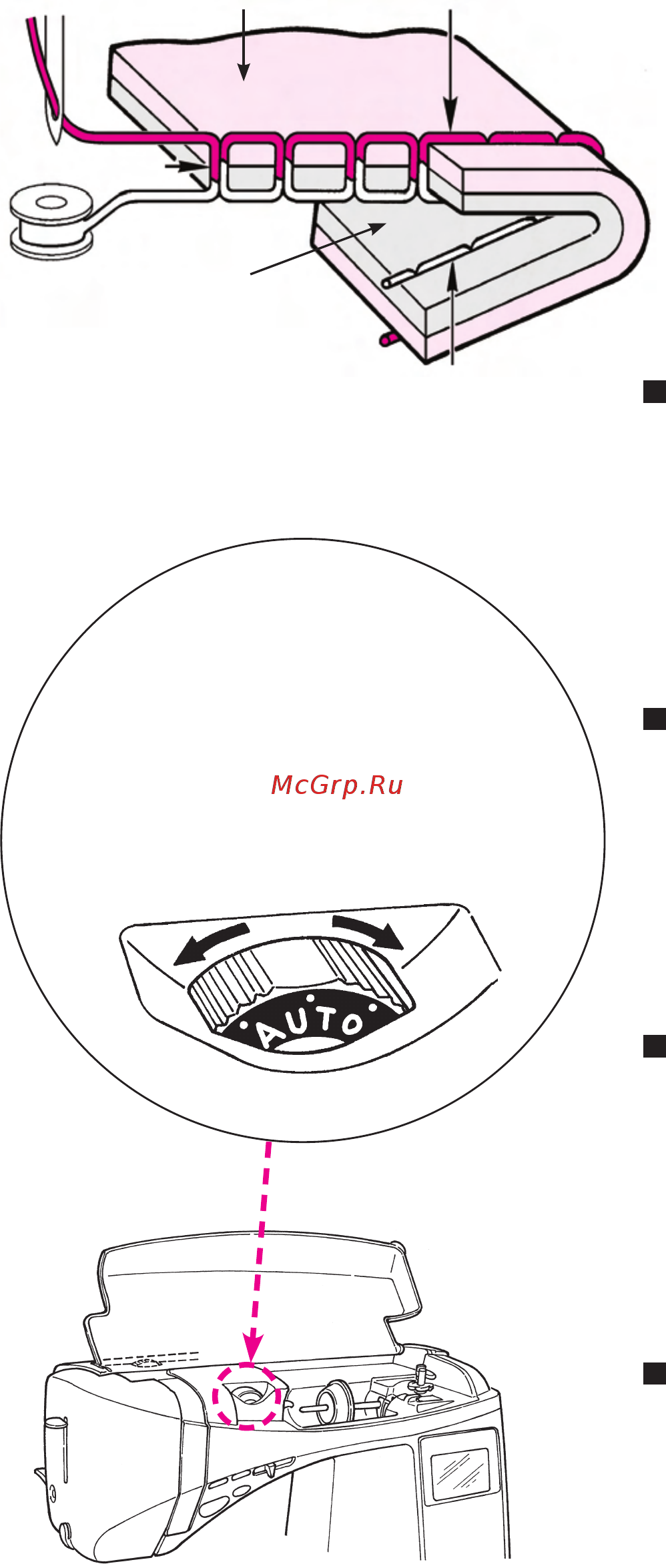 Juki HZL F 600 [48/164] Хорошо отругулированное натяжение нити