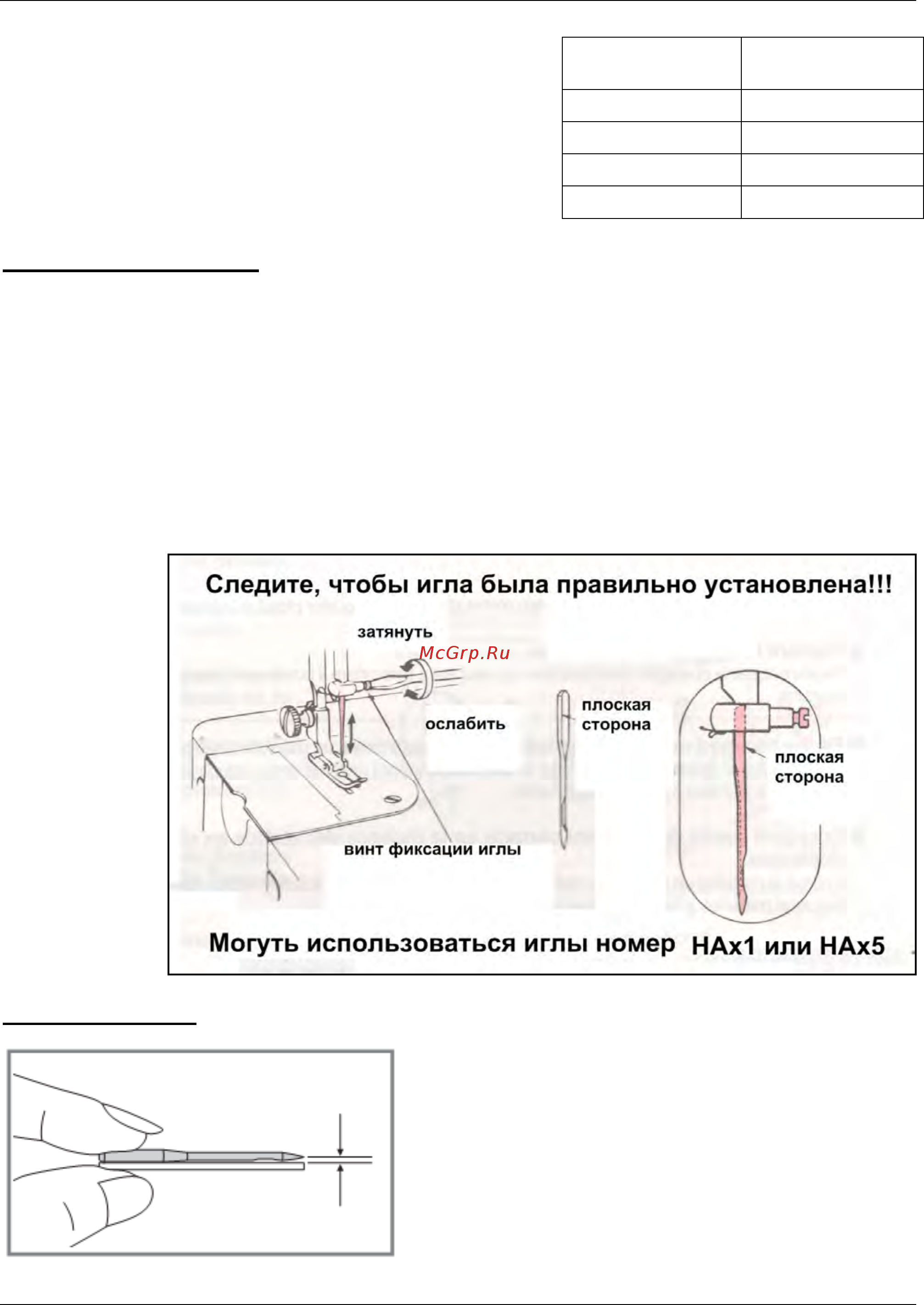 Juki TL 98 P PERFECTION [20/21] Как установить иглу