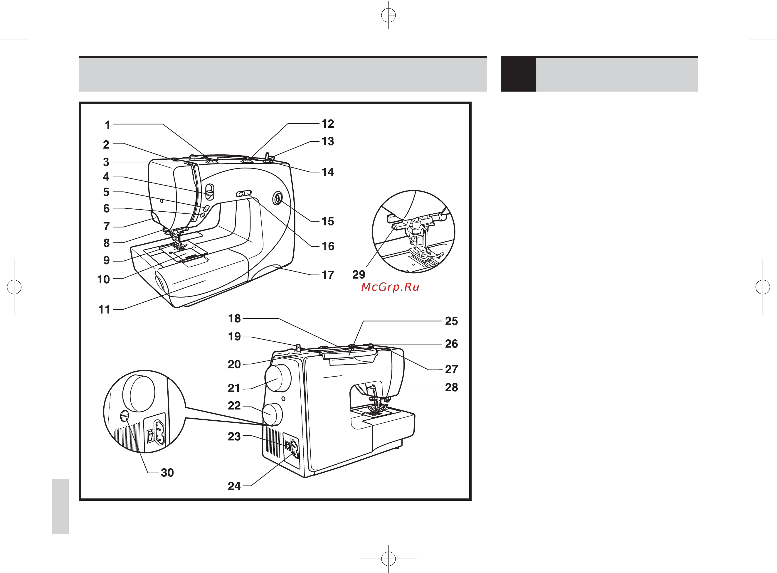 Bernina BERNETTE MILAN 3 Инструкция по эксплуатации онлайн [7/68] 269588