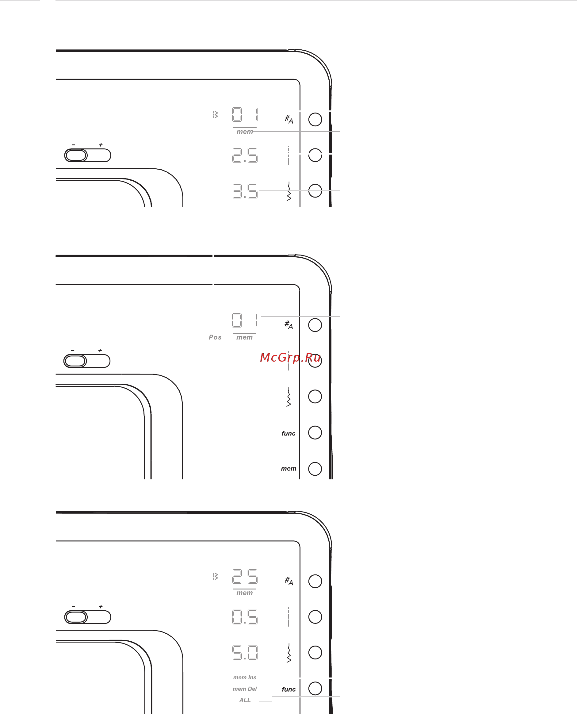 Bernina BERNETTE LONDON 7 [24/83] Информация на дисплее
