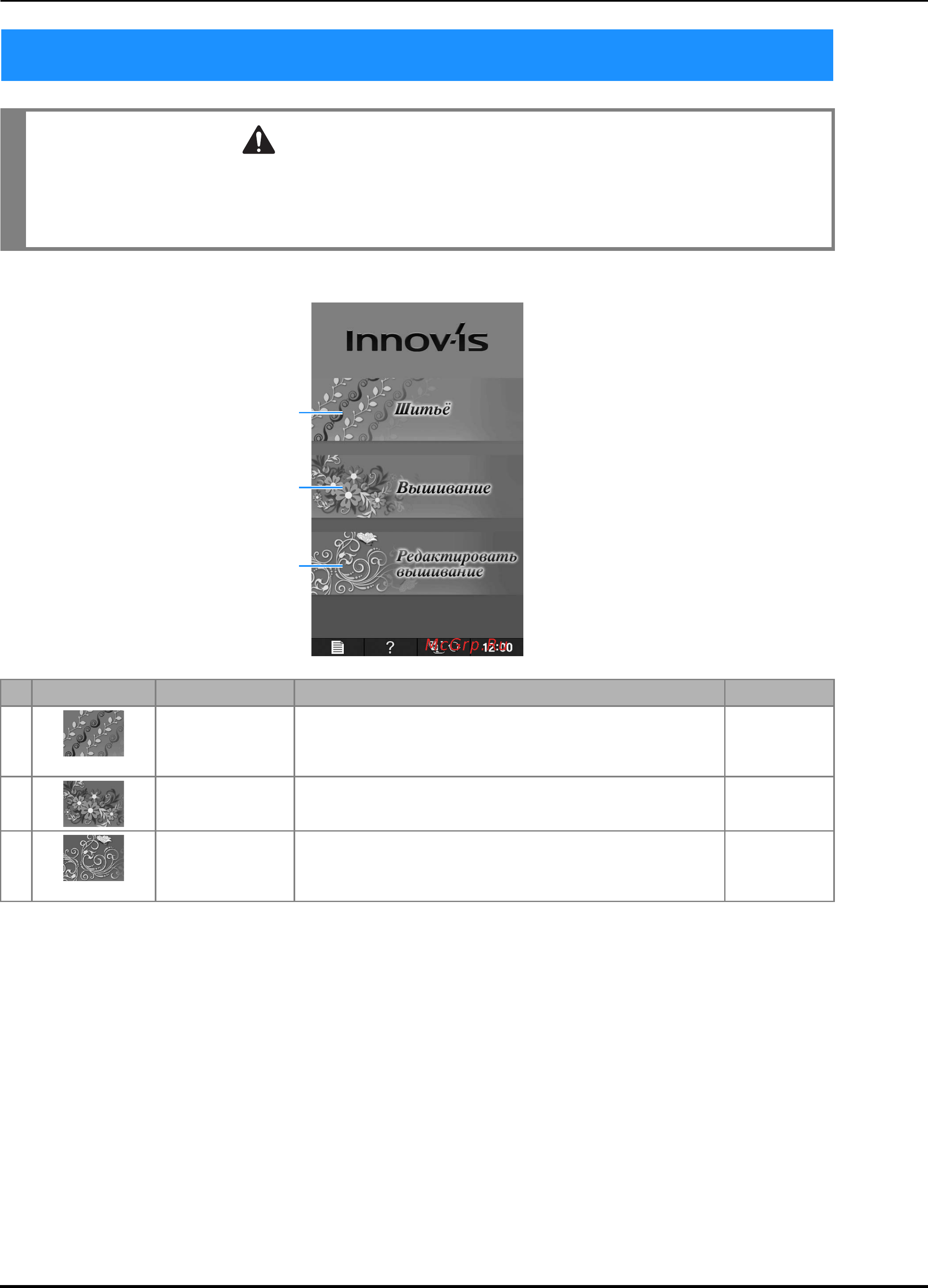 Brother INNOV-IS NV-V7 [26/332] Экран жк дисплея