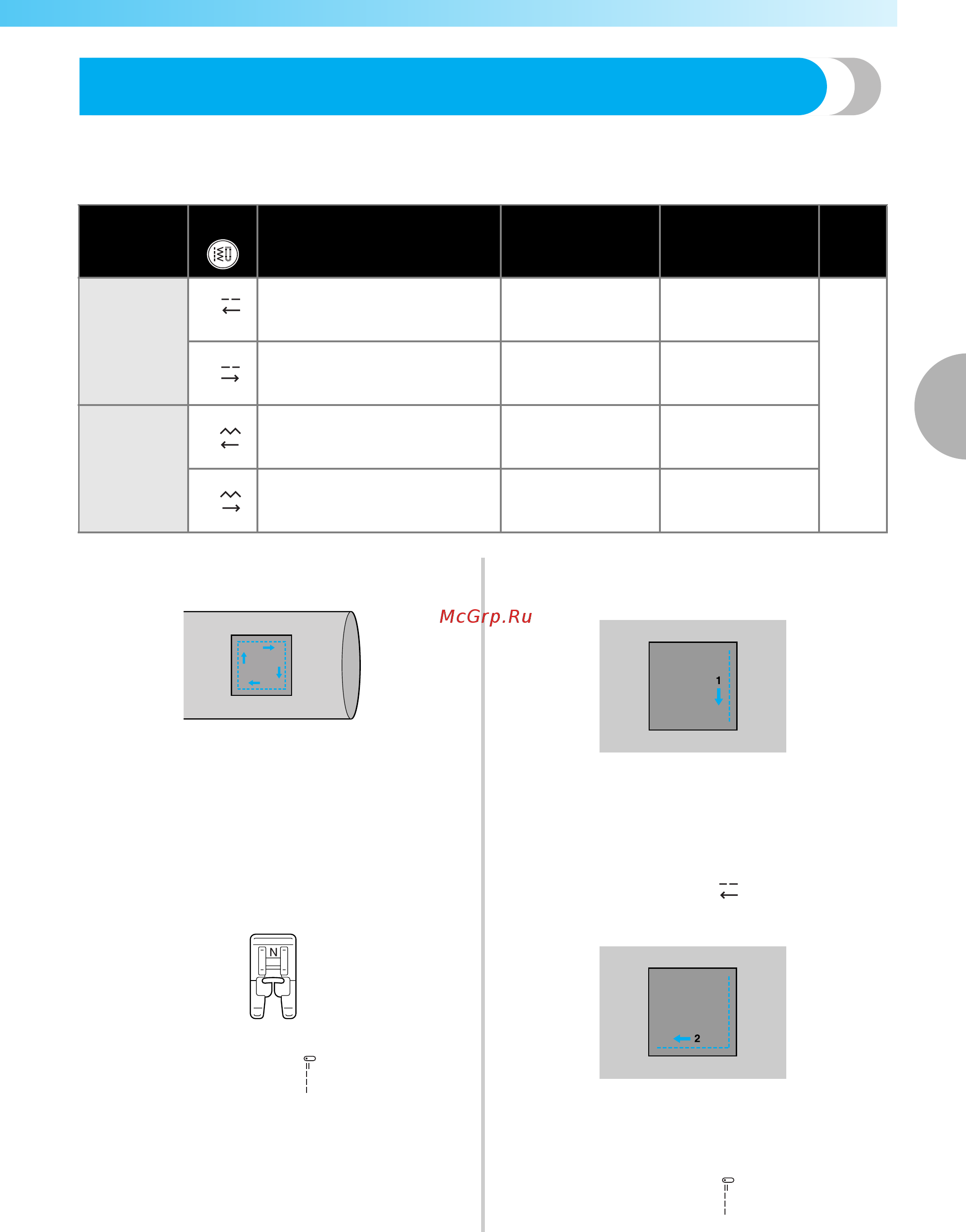 Brother INNOV-'IS NV-550 SE (SPECIAL EDITION) [115/172] Горизонтальная строчка используется для пришивания аппликаций на материал который нельзя поворачивать например трубчатые детали возможны прямая строчка и строчка зигзаг вправо или влево