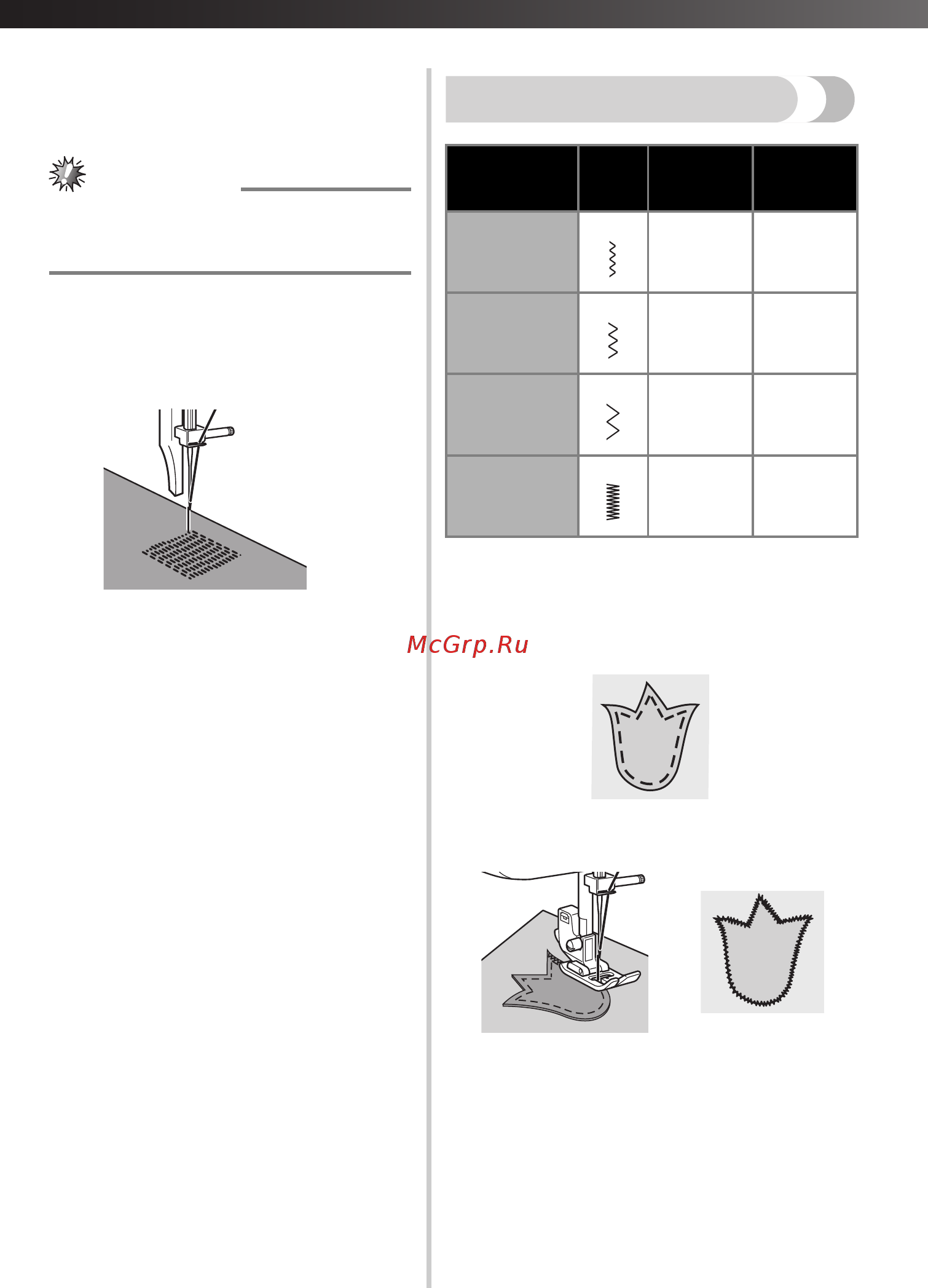 Brother STAR 17 [36/44] Примечание