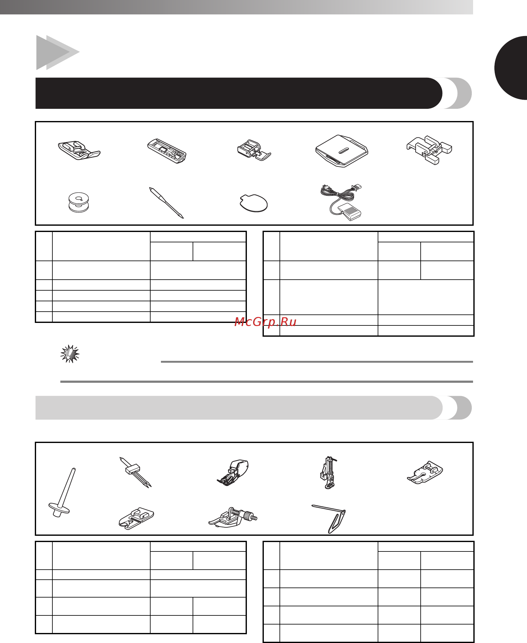 Brother STAR 17 [5/44] Принадлежности
