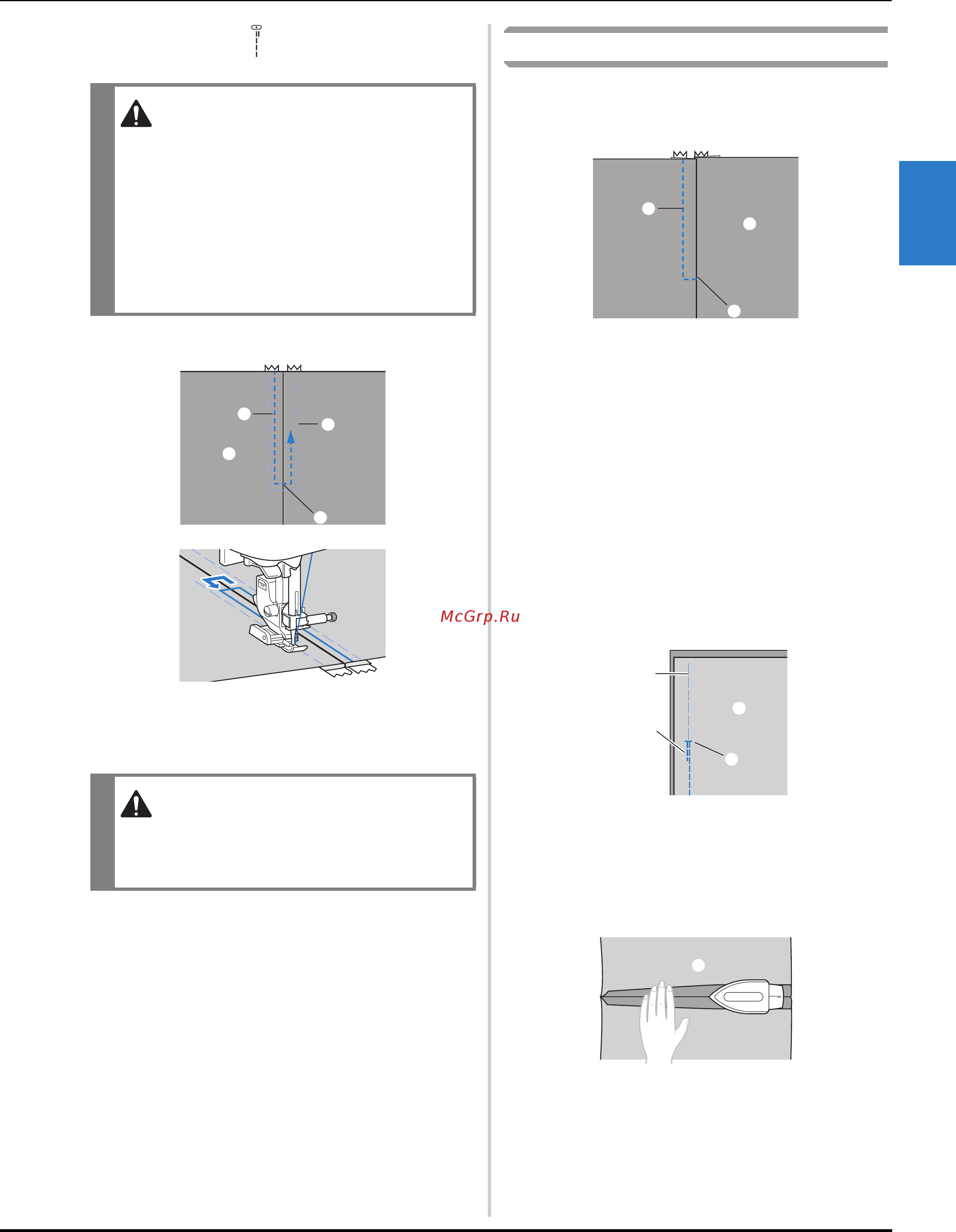 Brother INNOV-IS F410 [75/128] Застрочите шов вокруг молнии с лицевой стороны