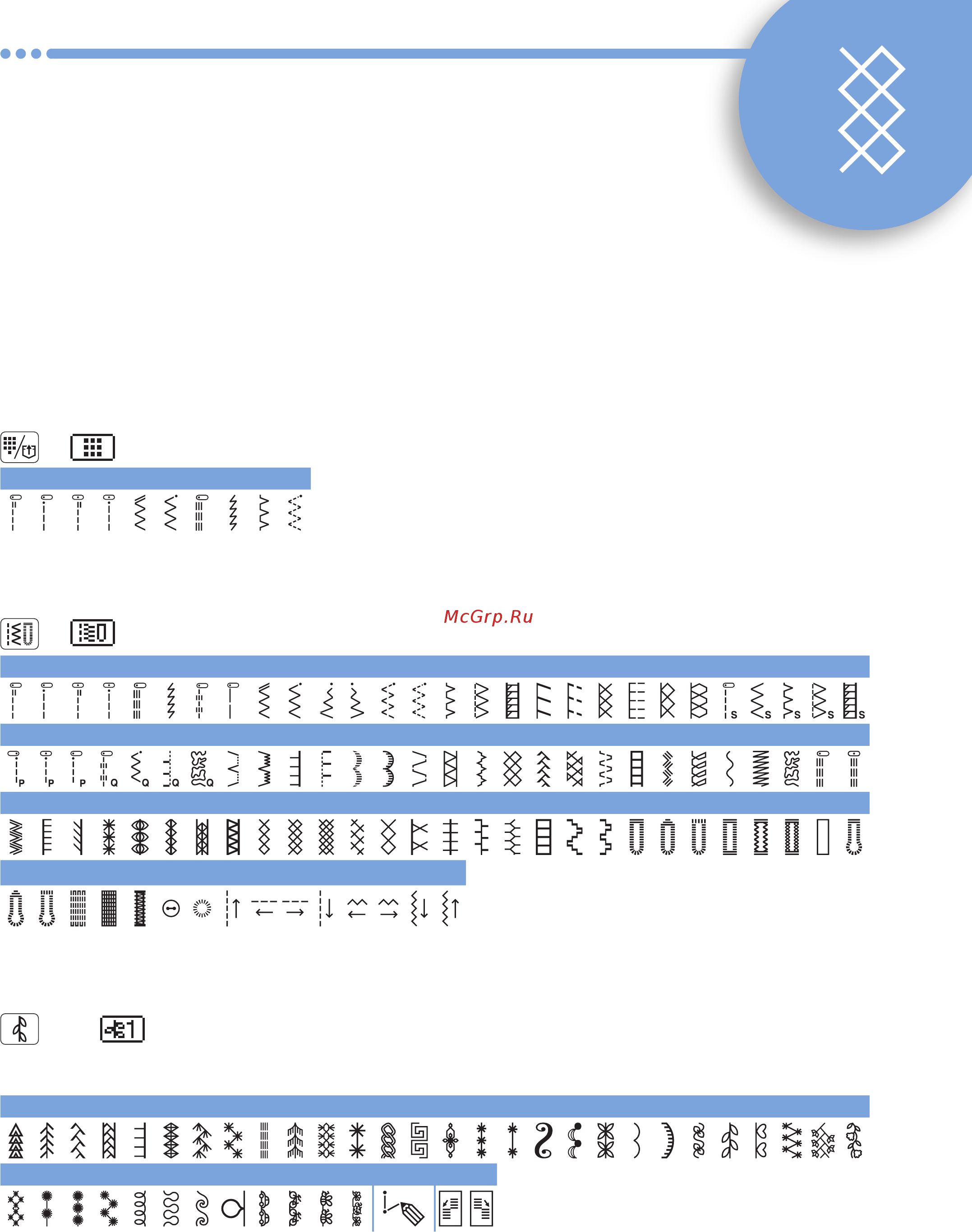 Brother INNOV-IS F460 [21/28] Рисунки строчек