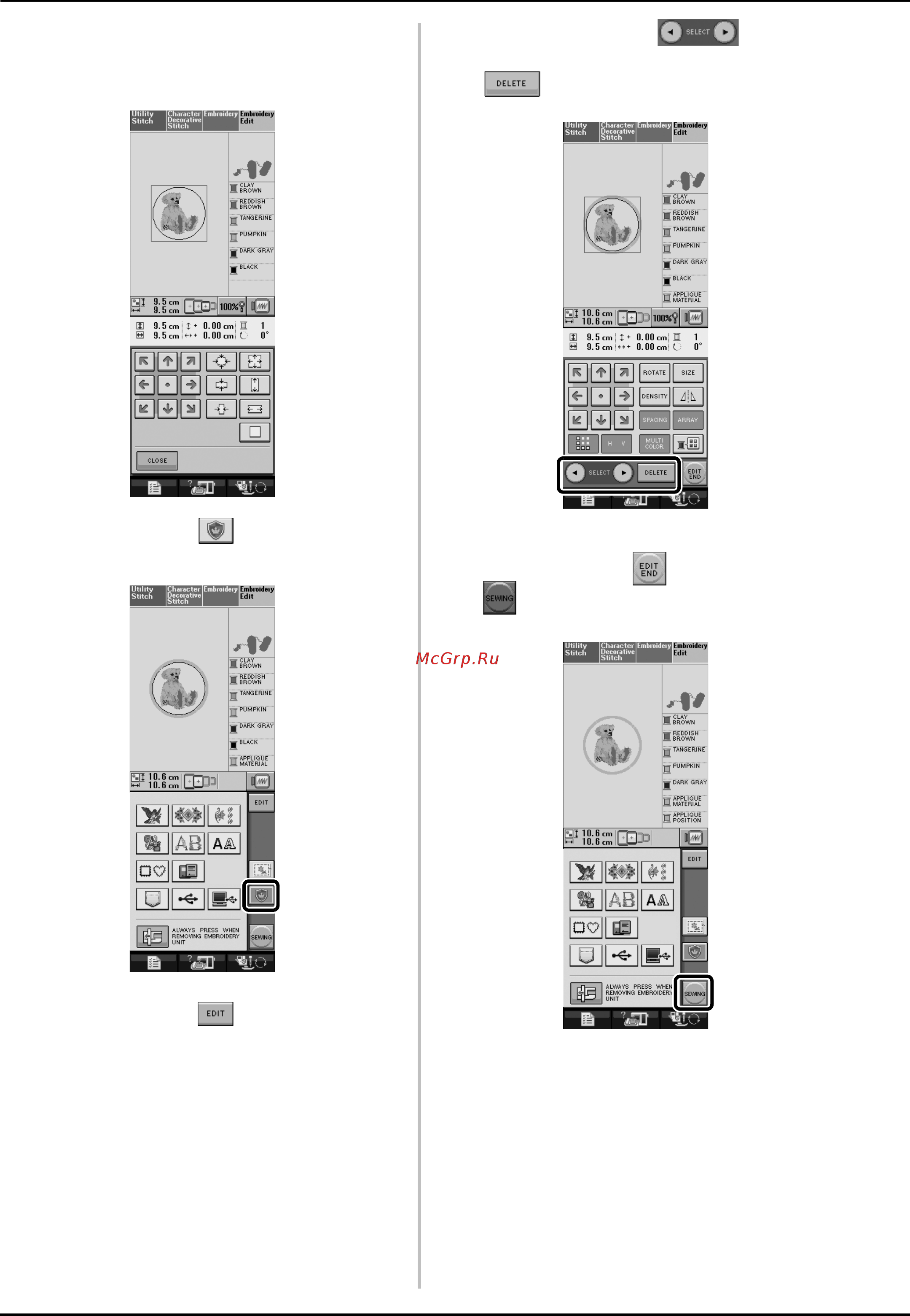 Brother INNOV-IS 5000 LAURA ASHLEY Инструкция 1 онлайн [18/0] 69702