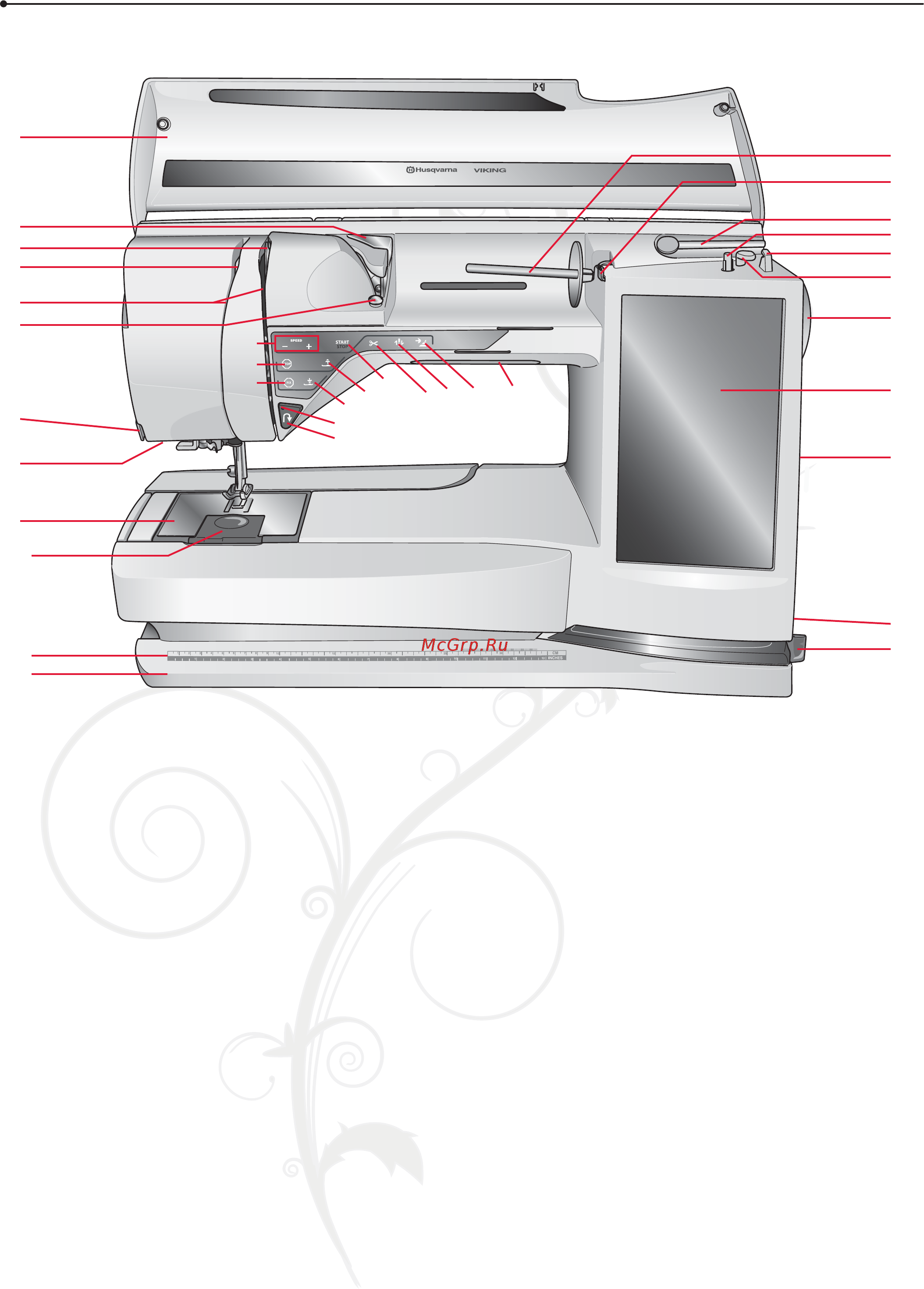 Husqvarna DESIGNER DIAMOND DELUXE Инструкция по эксплуатации онлайн [6/140] 270062