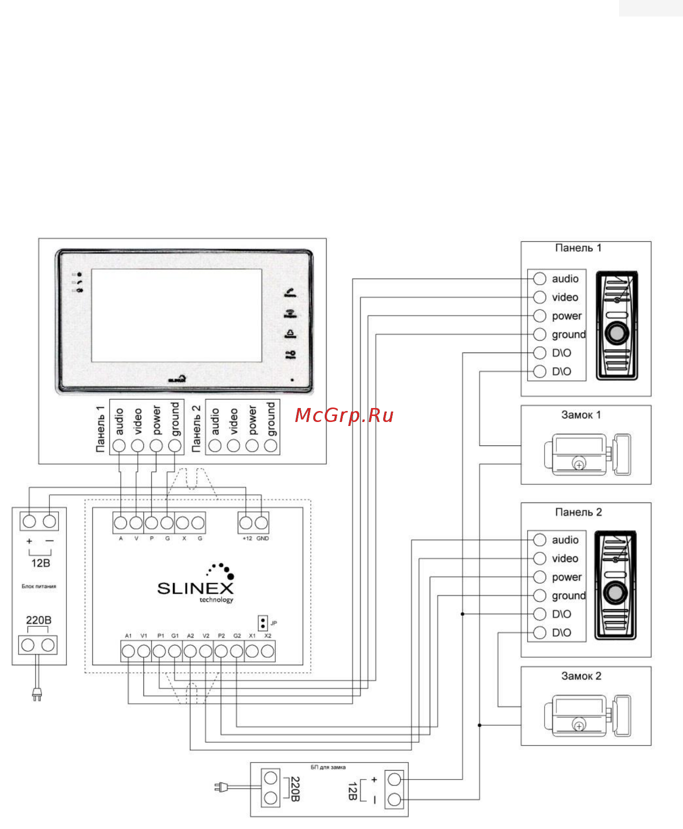 Slinex VZ-20 Инструкция по эксплуатации онлайн