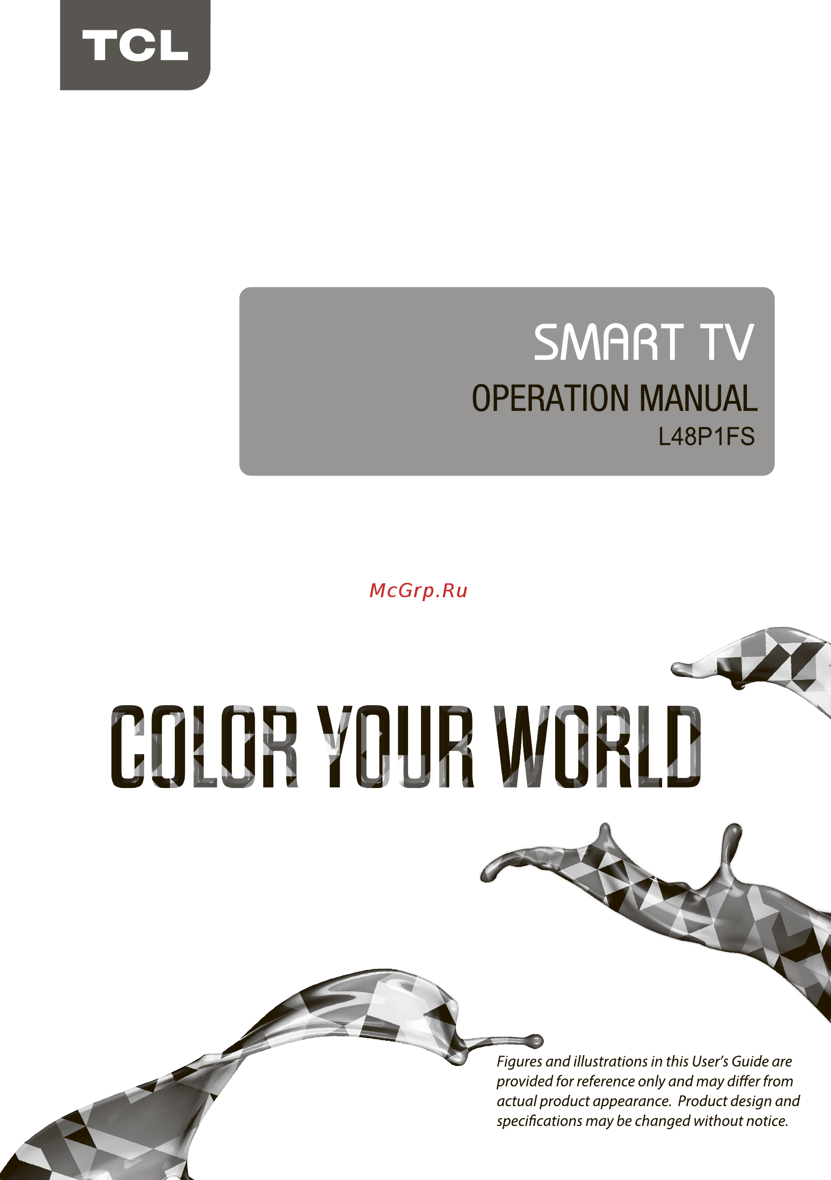 Tcl L48P1FS Инструкция по эксплуатации онлайн