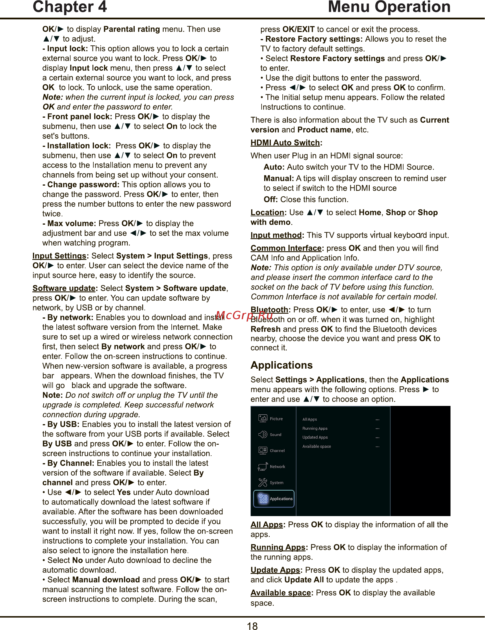 Tcl L48P1FS [18/48] Menu operation