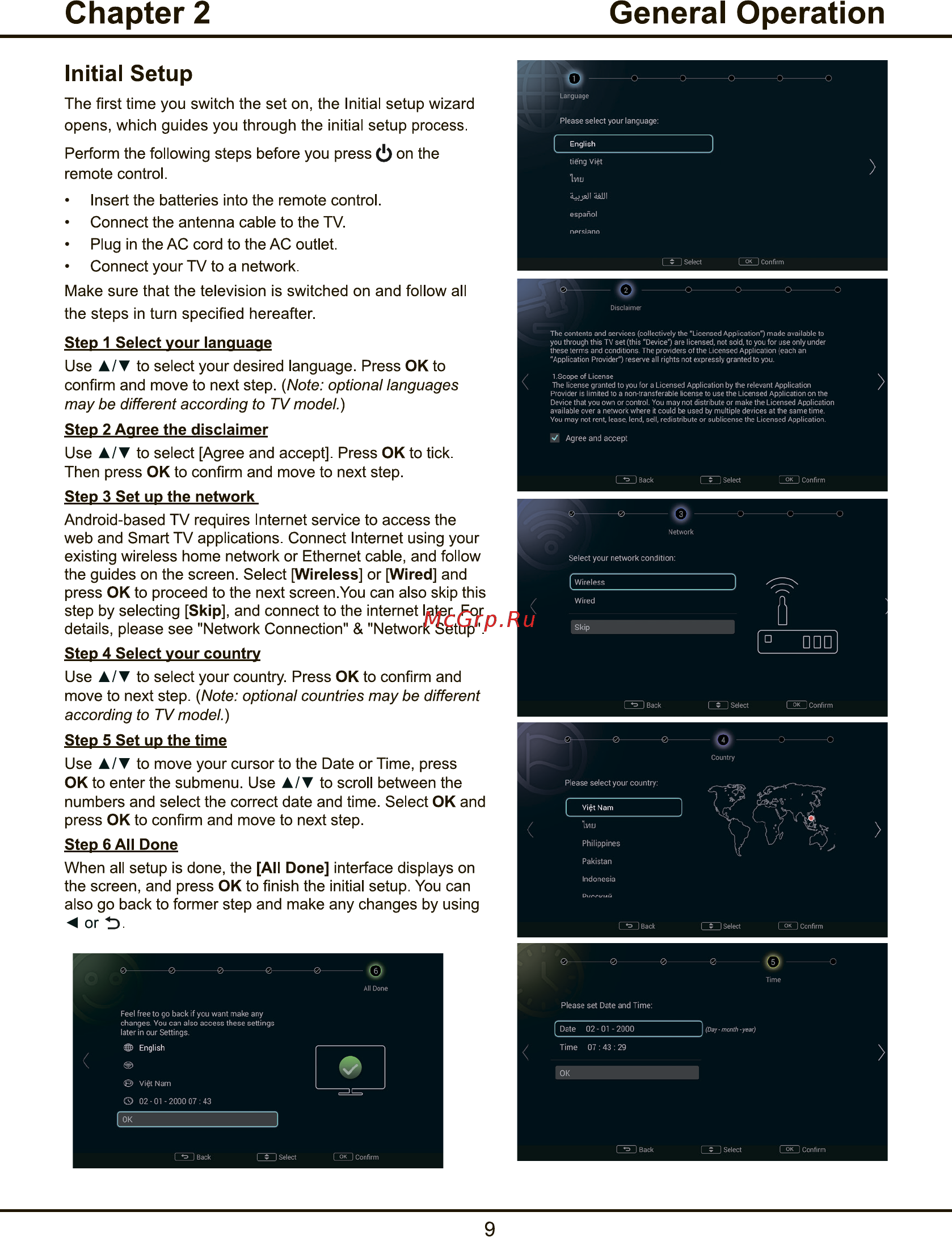 Tcl L48P1FS [9/48] Chapter 2 general operation