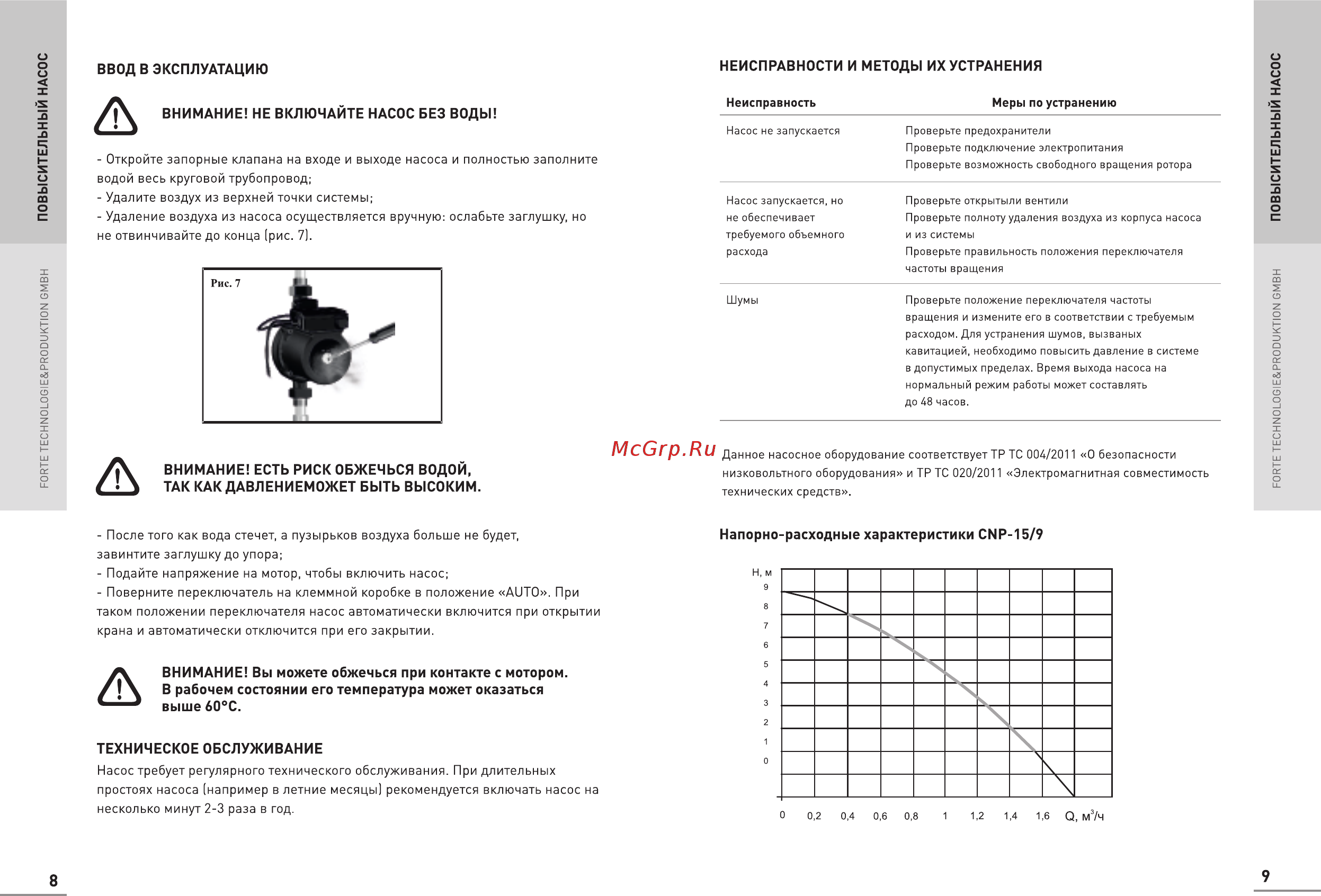 Oasis CNP-15/9 Инструкция по эксплуатации онлайн [6/10] 270684
