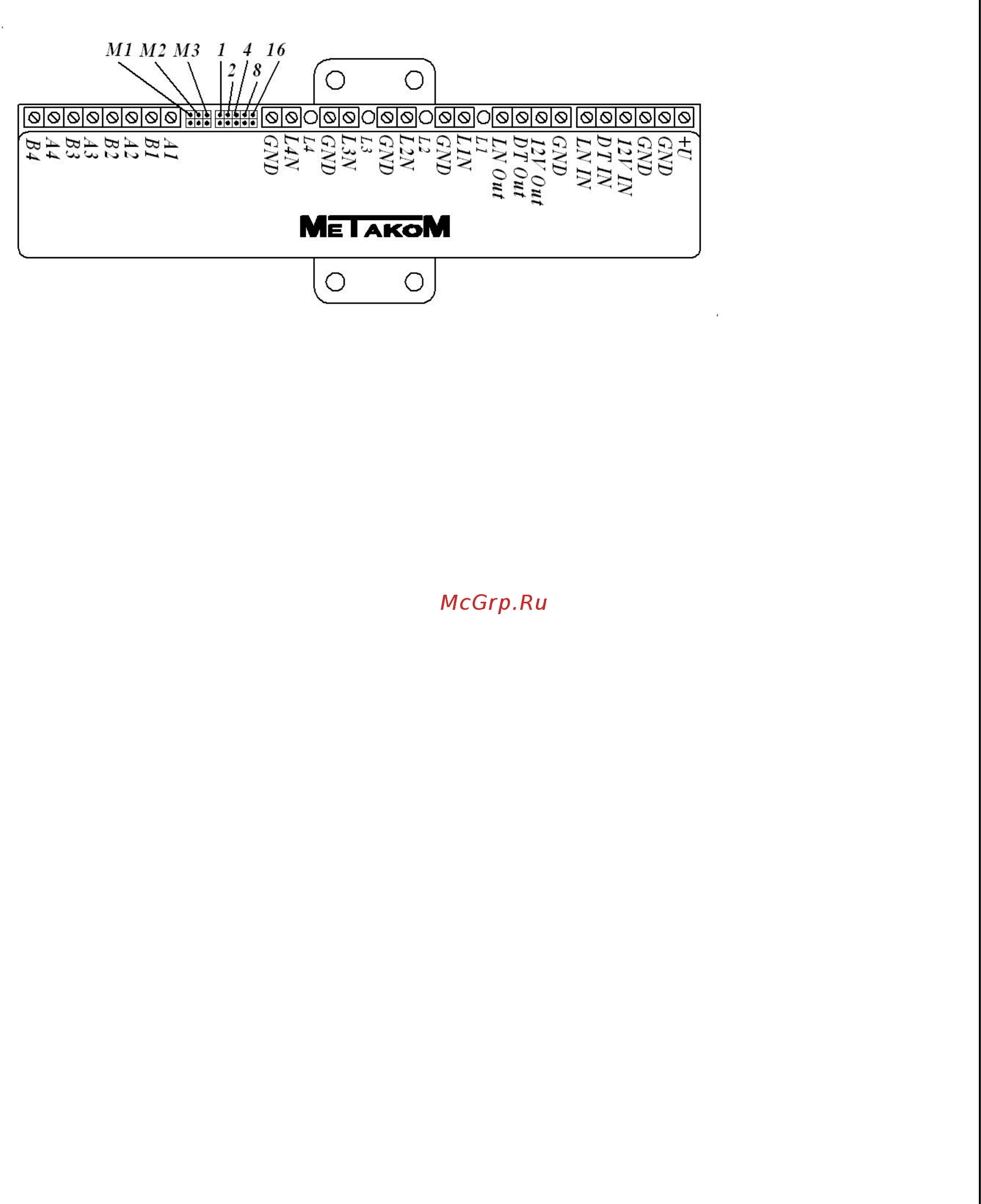 Метаком COM-NET4 [4/6] Программирование сетевого коммутатора