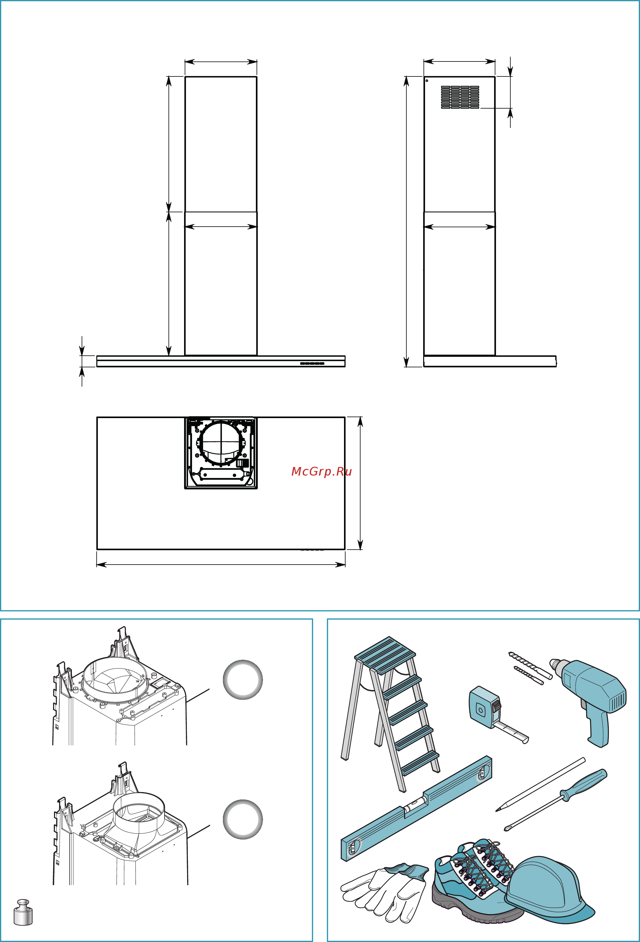 Falmec Lumen 60 IX (600) ECP [2/72] Lumen 60 17 kg lumen 90 19 kg lumen 120 23 kg