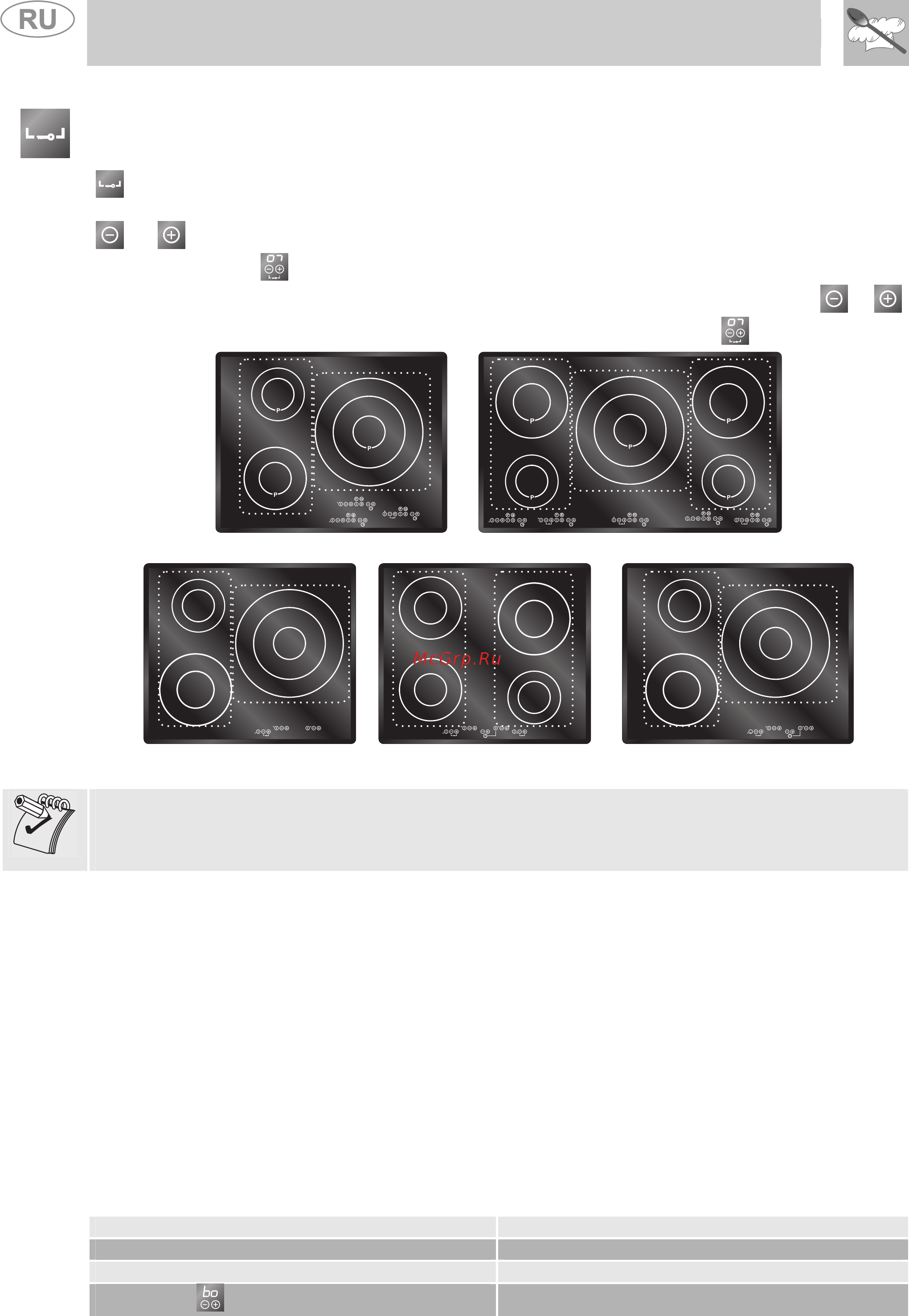 Smeg SE2644ID1 [8/14] Блокировка плиты