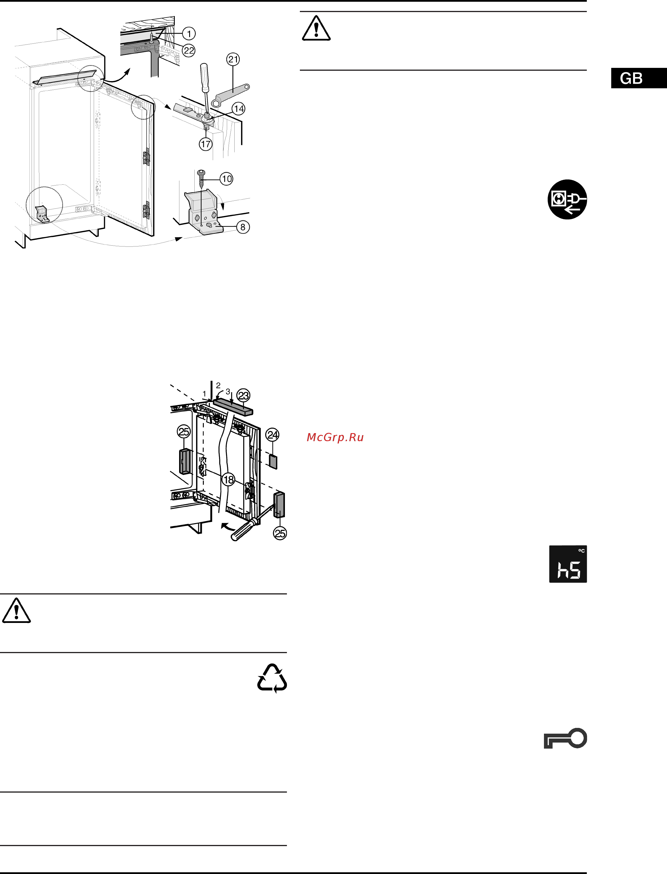 Liebherr WTI 2050 [9/12] Disposing of packaging