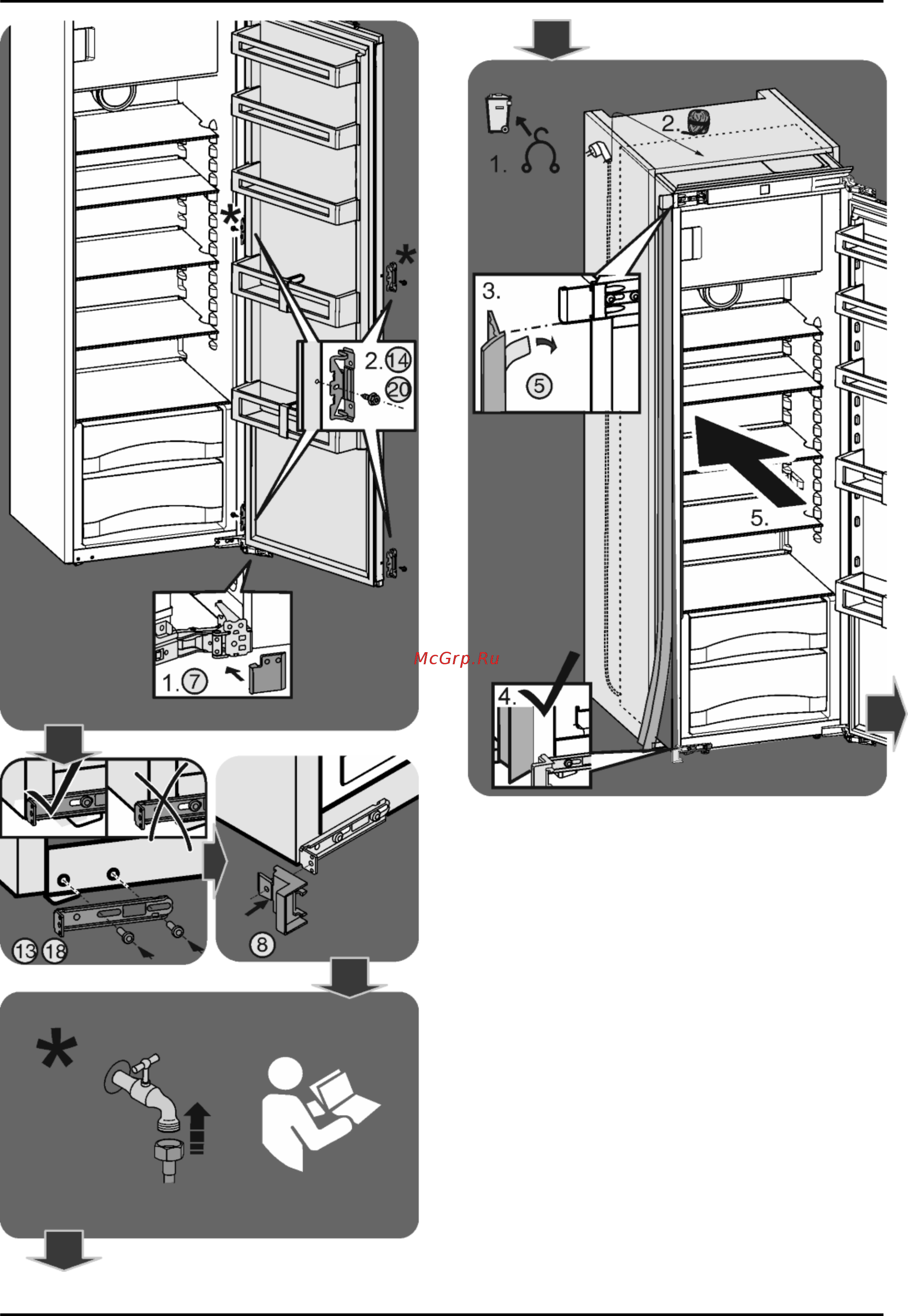 Liebherr IK 2760 Руководство по монтажу Liebherr IKB 2360 (англ.) онлайн [11/18] 274157
