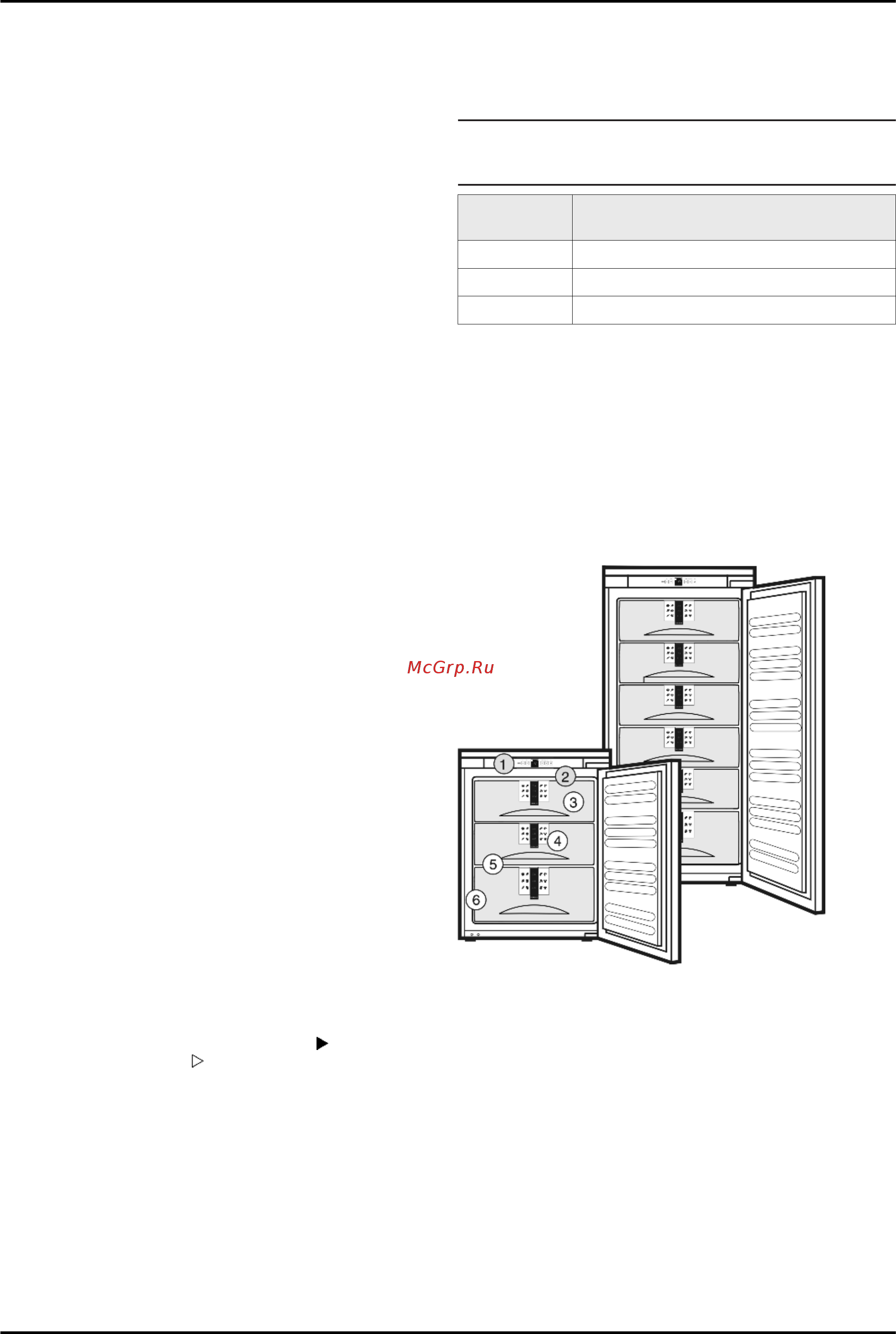 Liebherr IG 1956 [2/8] Description of appliance and equipment